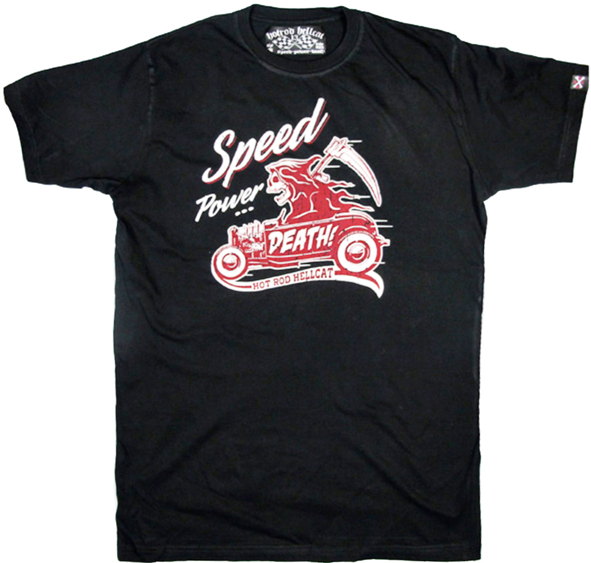 1Hotrod_Hellcat_REAPER_Sensenmann_Death_Oldschool_HERREN_T-Shirt