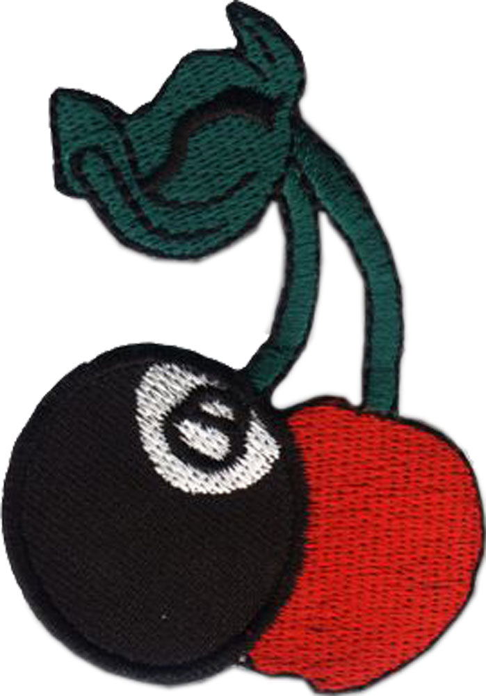 8Ball_Cherry_KIRSCHEN_Aufnaeher