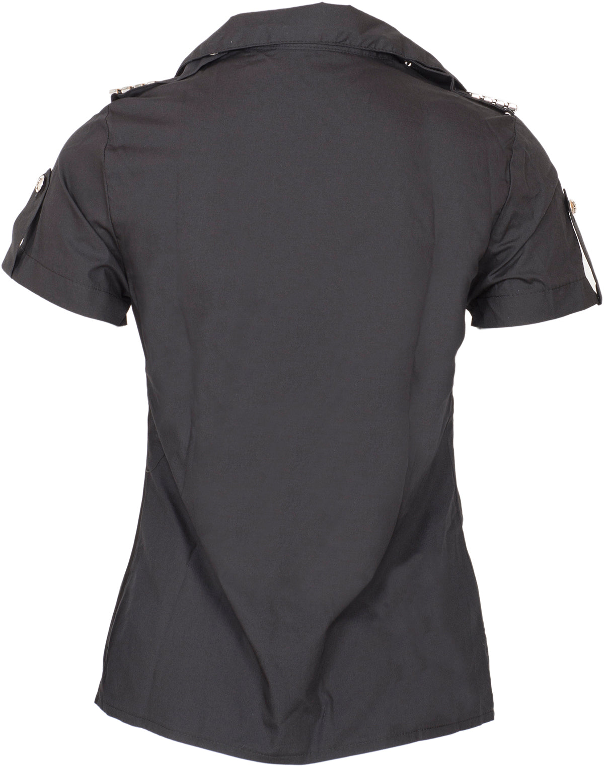 Aderlass_MILITARY_Denim_Black_BUTTONED_Oberteil_BLOUSE_Bluse-4