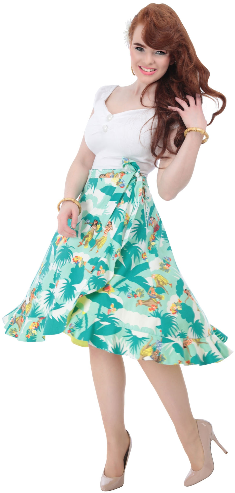 Aida_Zak_FLARED_PALM_Tiki_Aloha_Tropical_Sarong_Swing_Skirt_ROCK
