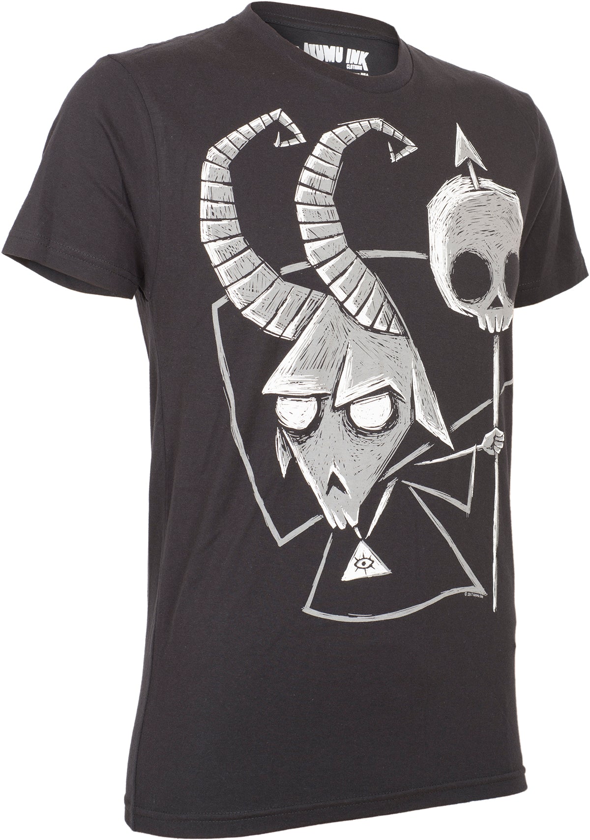 Akumu_Ink_BAPHOMET_Creepy_Skull_HERREN_MOTIV_Kurzarm_T-SHIRT_Oberteil-2FpQWIjhKqtETd