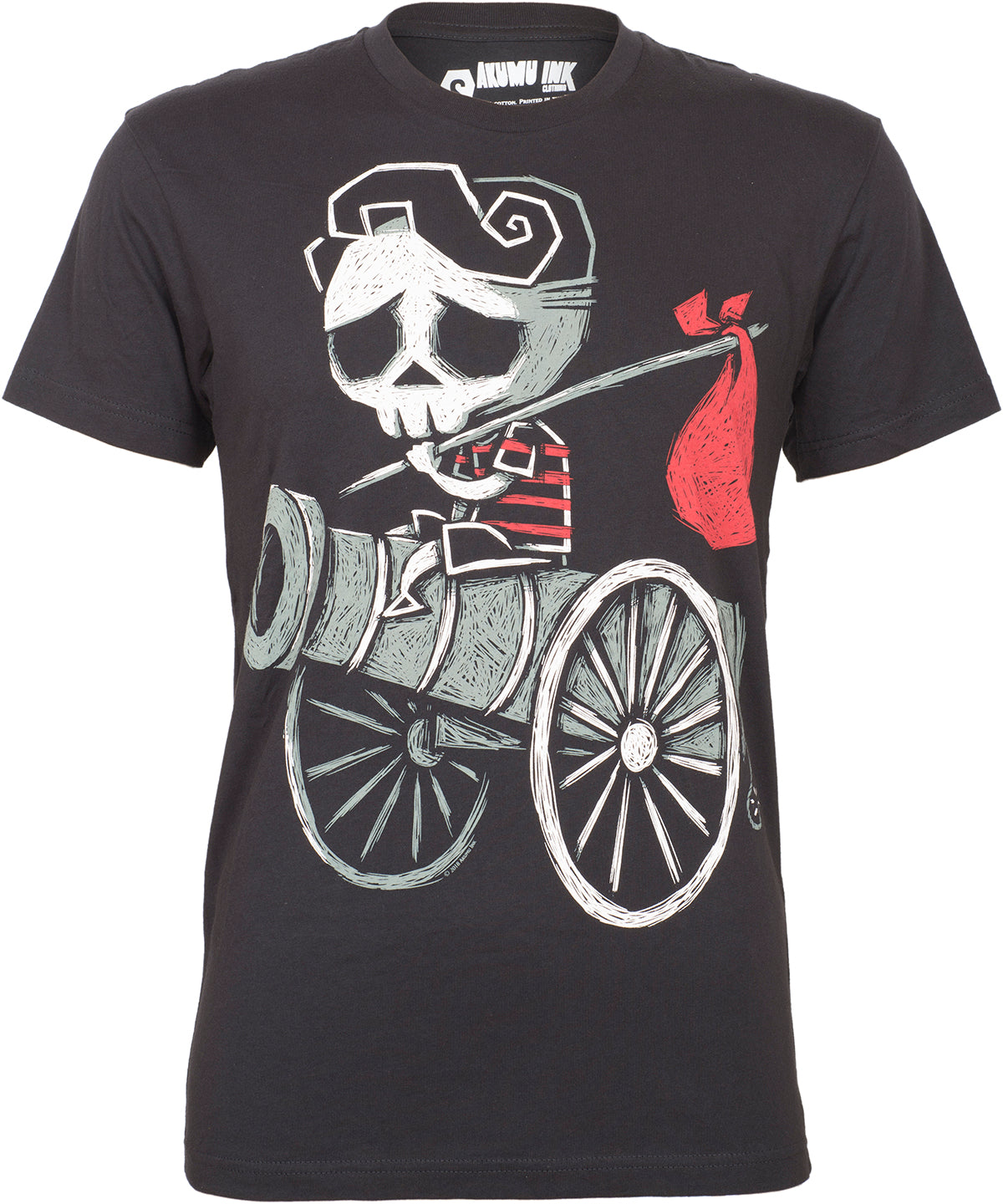 Akumu_Ink_DESTINATION_NOWHERE_Creepy_Skull_HERREN_T-SHIRT_Oberteil-1