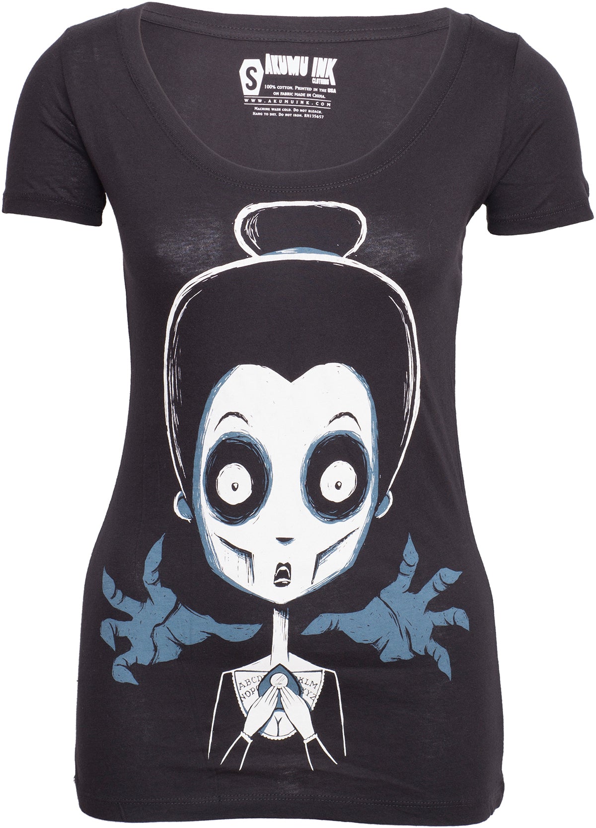Akumu_Ink_FATAL_PROPHECY_Scoop_Ouija_Tee_SHIRT