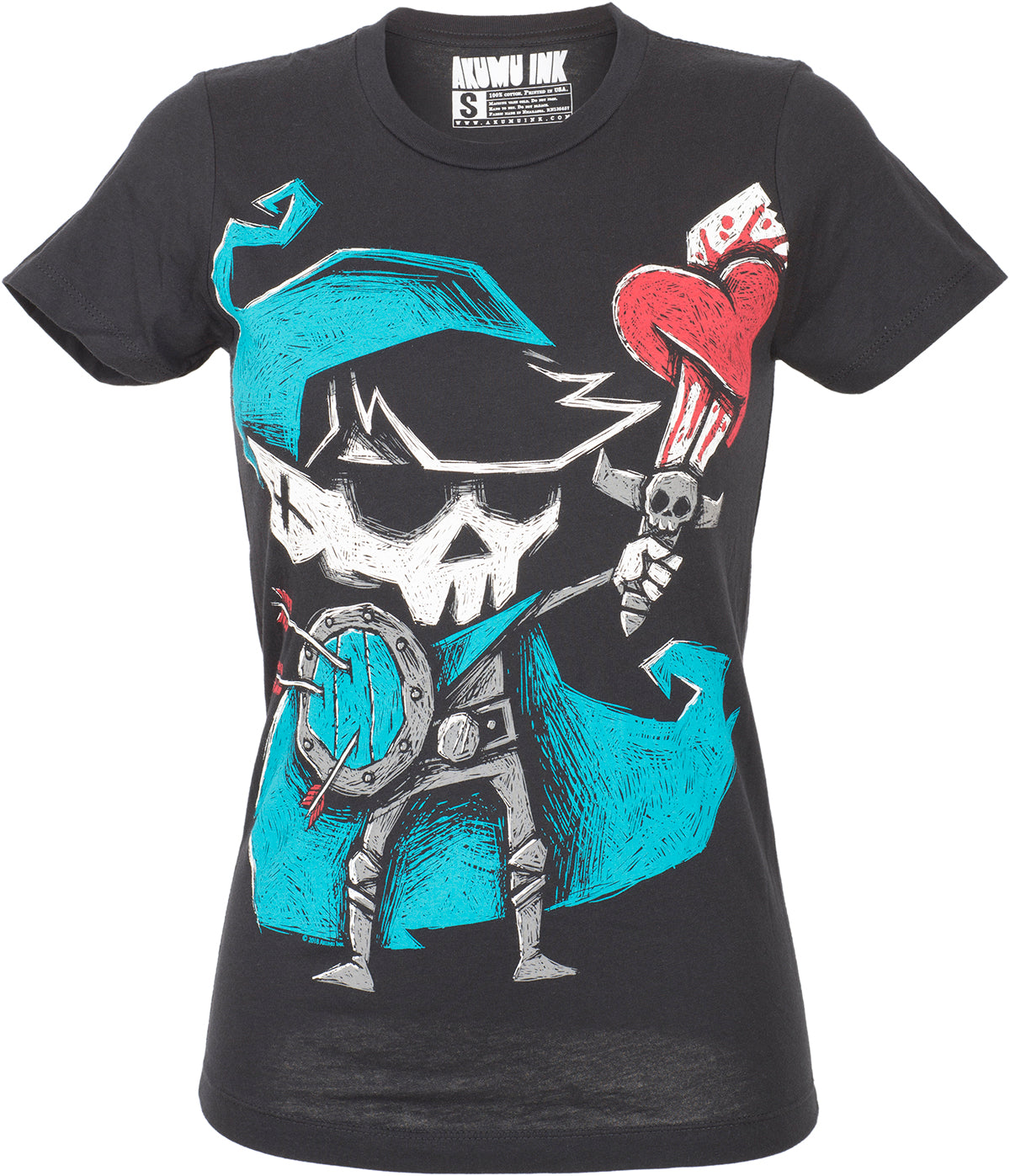 Akumu_Ink_GAME_CHANGER_Heart_Warrior_Kurzarm_WOMEN_T-SHIRT_Oberteil-1Eh0awc1EdbJBJ