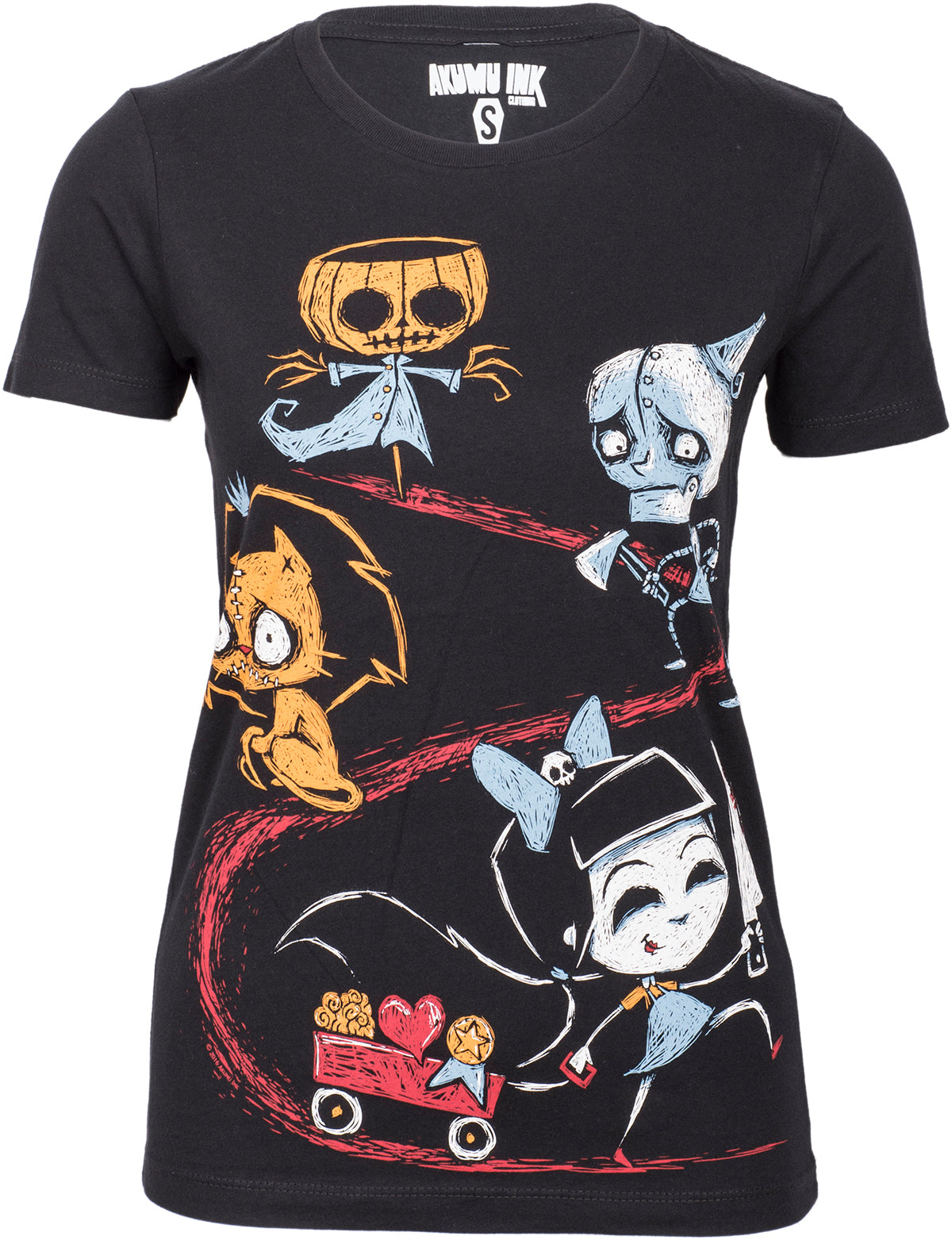 Akumu_Ink_OFF_TO_SEE_THE_WIZARD_Skeleton_Tee_SHIRT_Oberteil