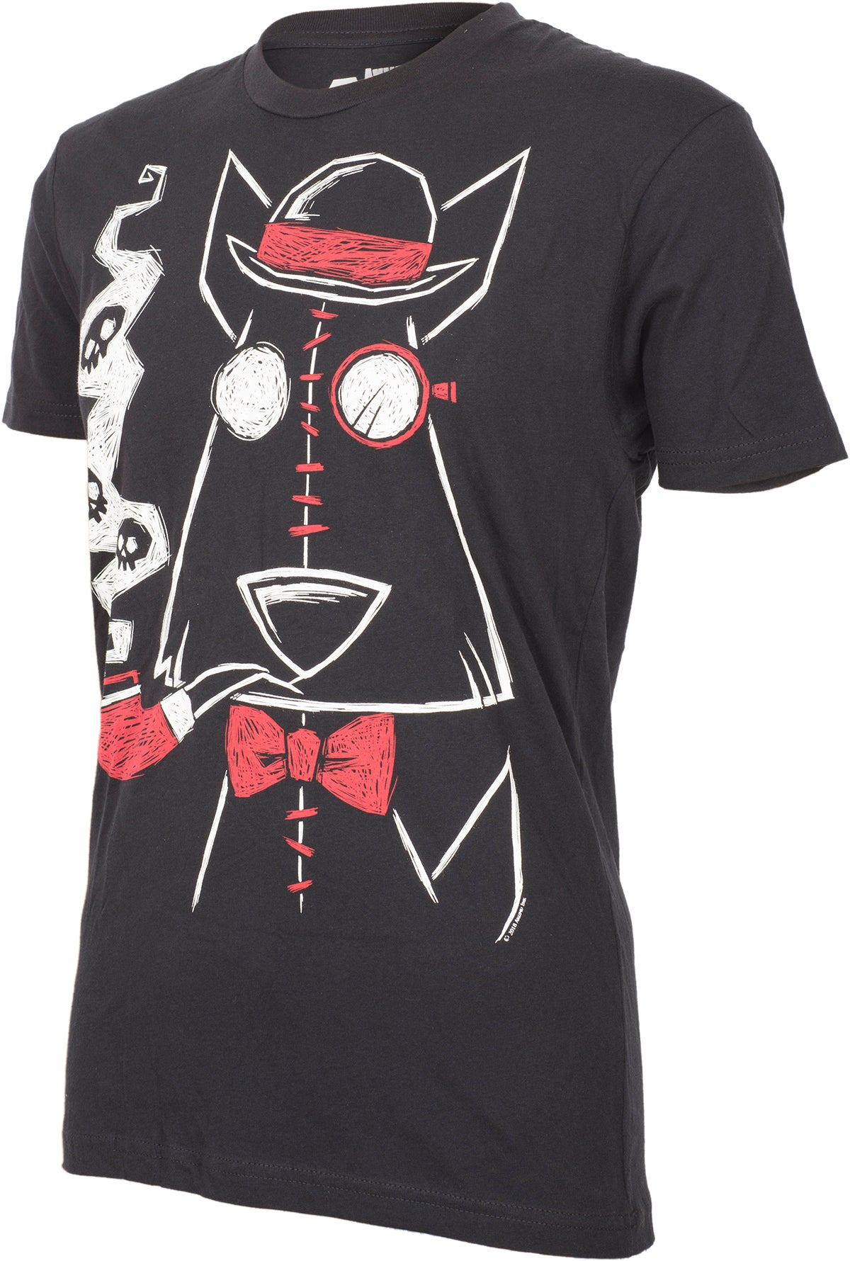 Akumu_Ink_ON_THE_CASE_Creepy_Dog_PIPE_Skull_HERREN_Men_T-SHIRT-3g2HHOcJTlWxX7