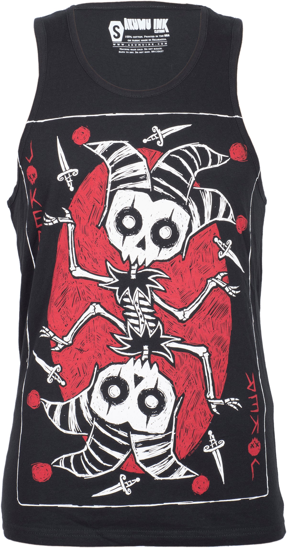Akumu_Ink_THE_JOKER_CARD_Skeleton_Men_TANKTOP_Top