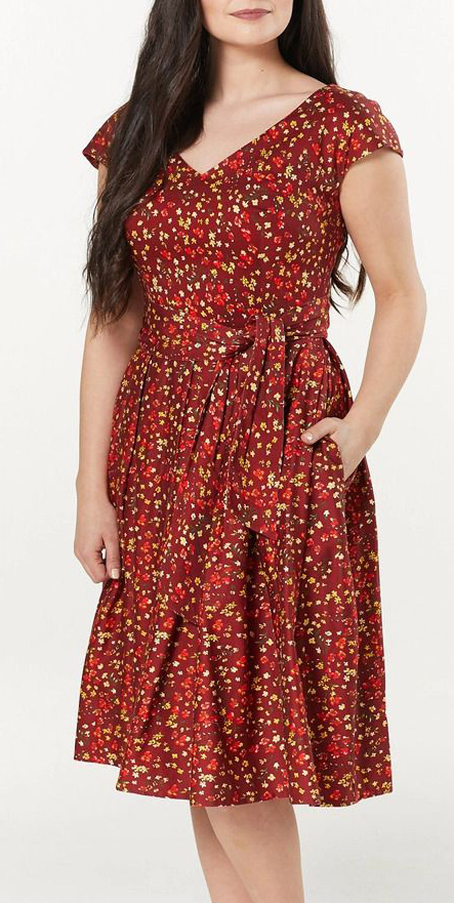 AnyConv-com__Timeless_ESSH_FLORAL_Vintage_FLOWER_Blumen_VNECK_50s_SWING_DRESS_Kleid-2