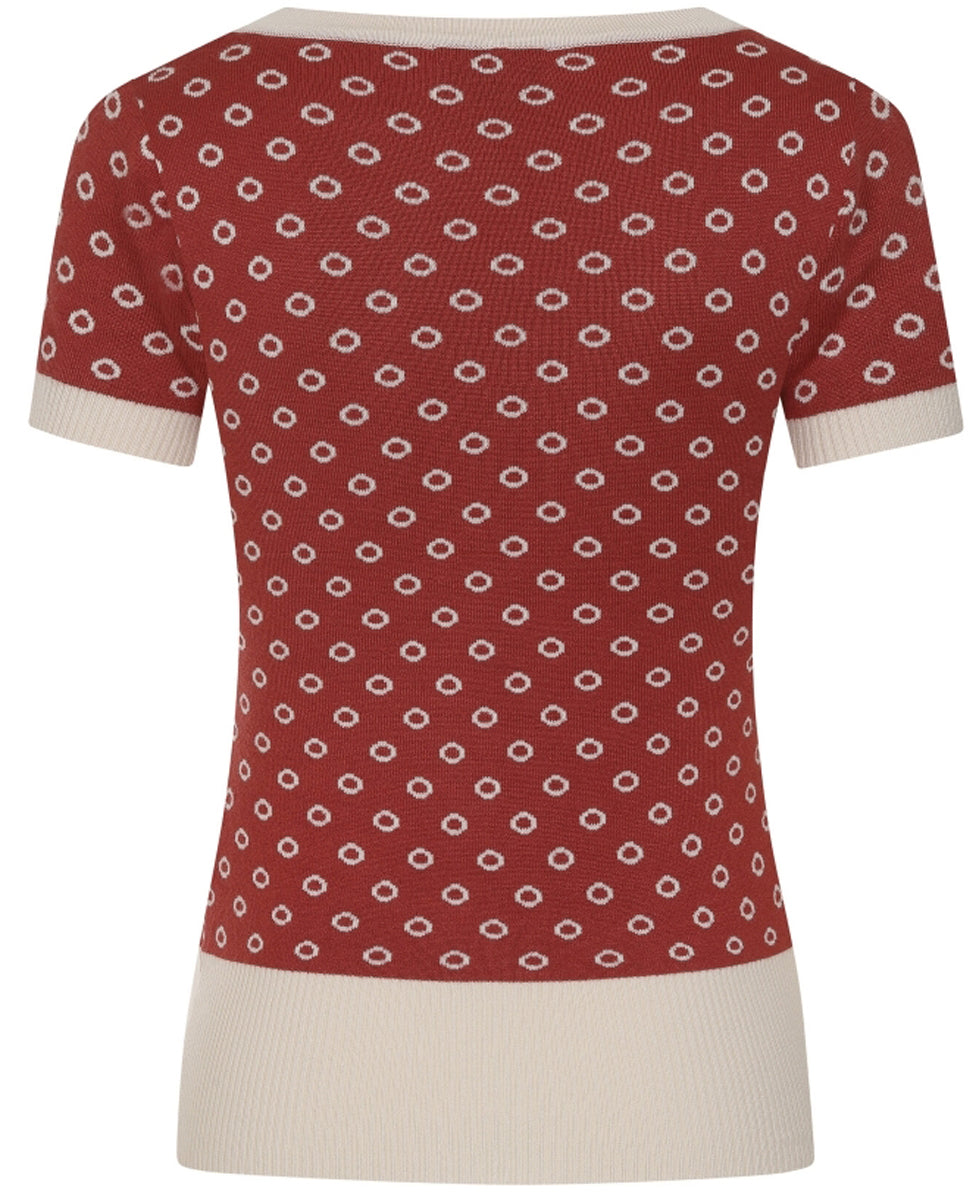 BRIGHT_BEAUTIFUL_SYDNEY_DOUGHNUT_POLKA_TOP_Kurzarm_Feinstrick_SHIRT_killer_kirsche_3oA8f9lPtcnbE8