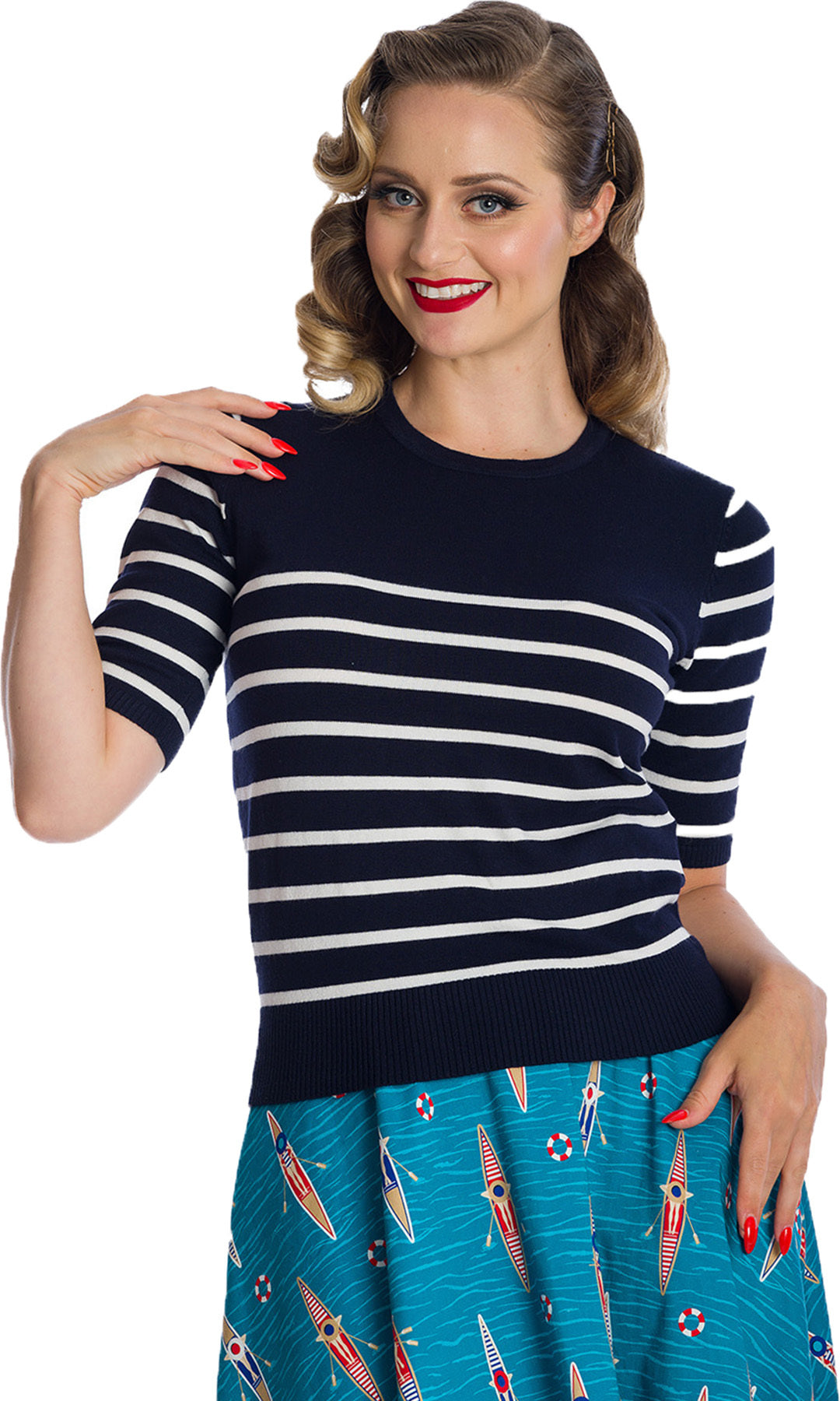 Banned_ADVENTURES_AHEAD_50s_Streifen_STRIPES_Halbarm_Shirt_JUMPER_Pullover_Killer_Kirsche-1cAwjjo7PuWaHF