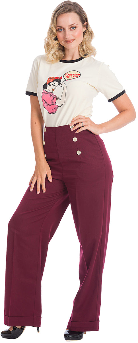 Banned_ADVENTURES_AHEAD_High_Waisted_MARLENE_Hose_Trousers_Burgunderrot_killer_kirsche_2KkI37DAXKO921