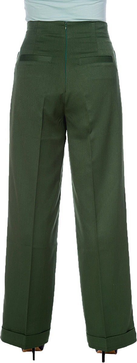 Banned_ADVENTURES_AHEAD_High_Waisted_MARLENE_Hose_Trousers_Gruen-2