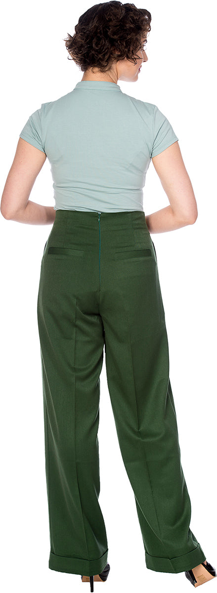 Banned_ADVENTURES_AHEAD_High_Waisted_MARLENE_Hose_Trousers_Gruen-4
