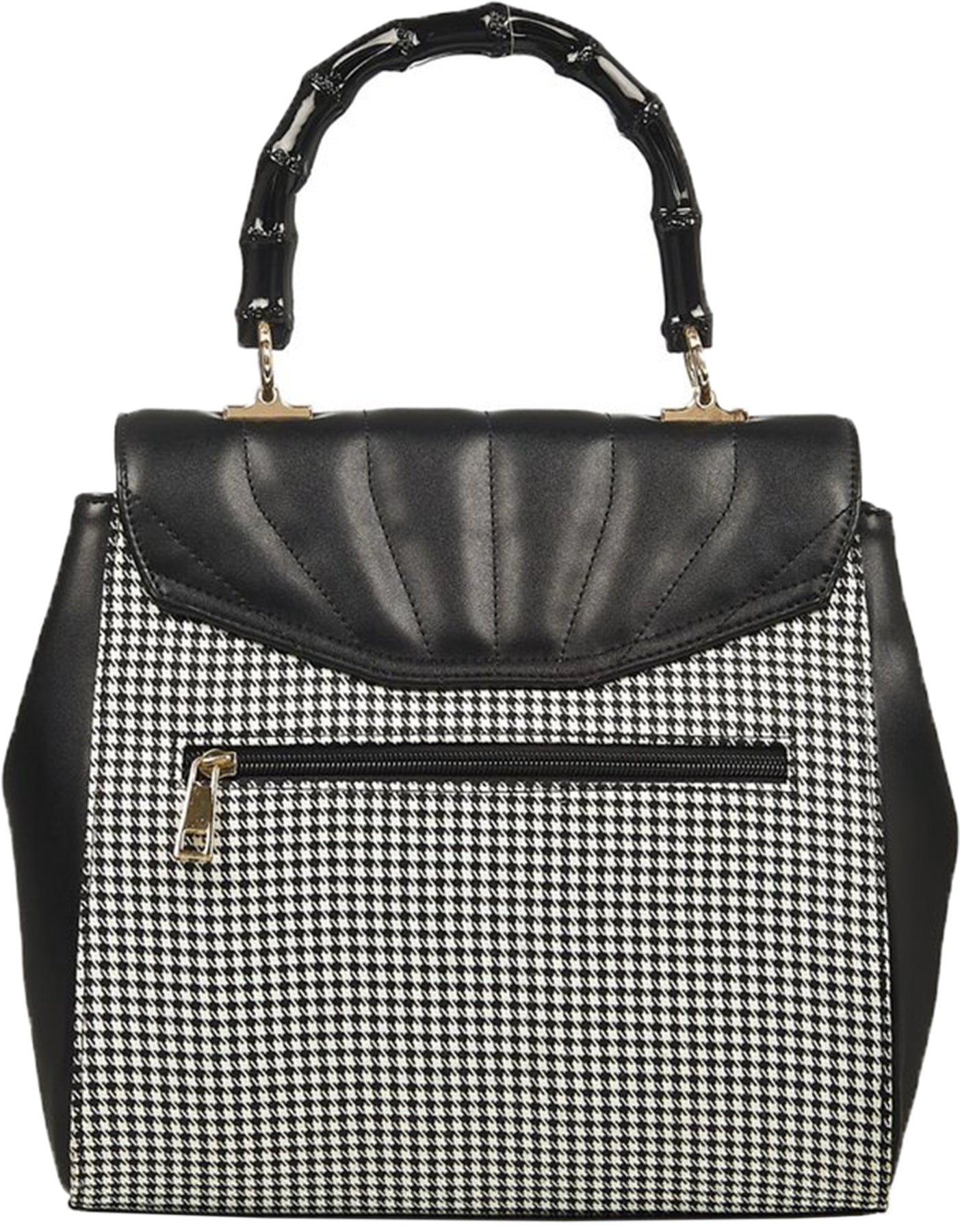 Banned_BAMBOO_LUX_Vintage_HOUNDSTOOTH_Pepita_50s_HENKELTASCHE_Handbag_Killer_Kirsche-3