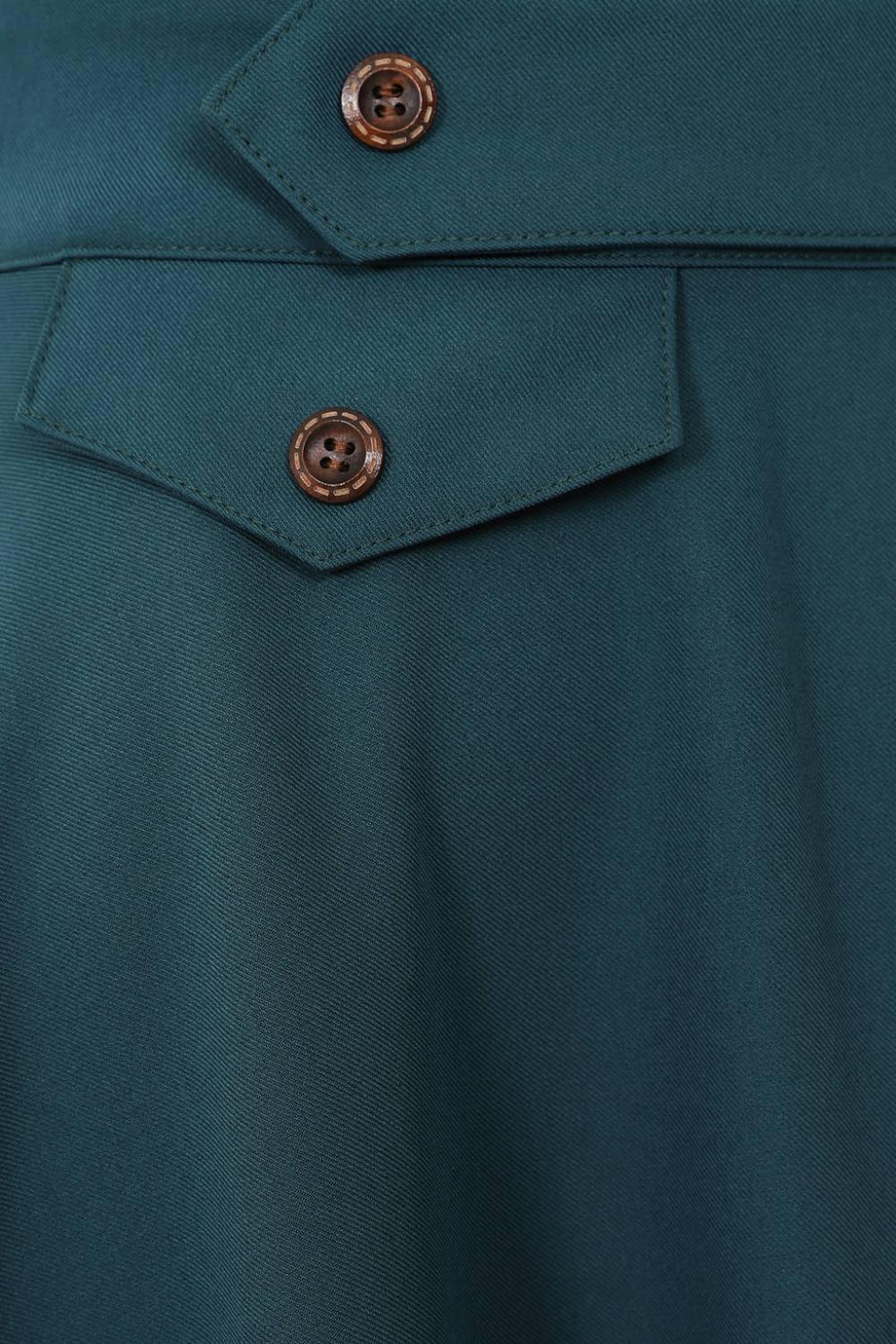 Banned_BOOK_CLUB_Vintage_Classic_Buttoned_Tellerrock_SWING_SKIRT_Teal-3