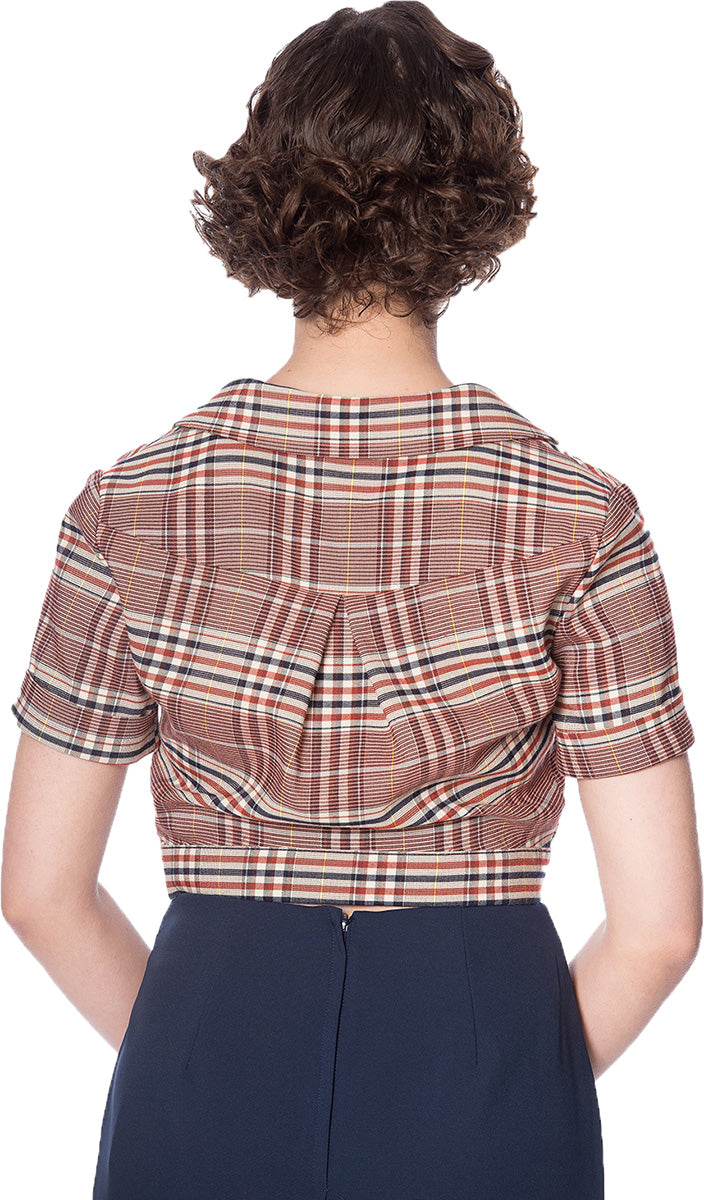 Banned_CHECK_MATE_Vintage_TARTAN_Karo_Kurzarm_Blouse_BLUSE_Oberteil-38hhNb1qPb5rlt