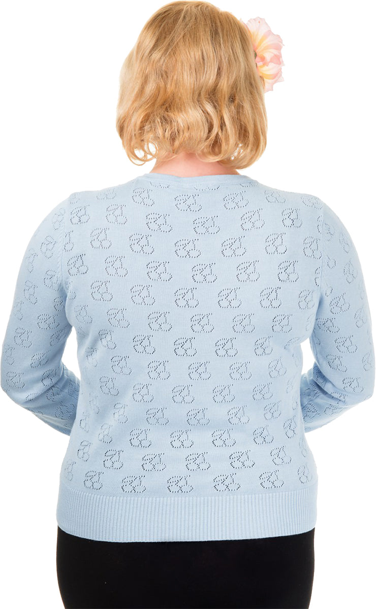 Banned_CHERRIES_Kirschen_LOCHMUSTER_Vintage_CARDIGAN_Plus_Size_Blau-2