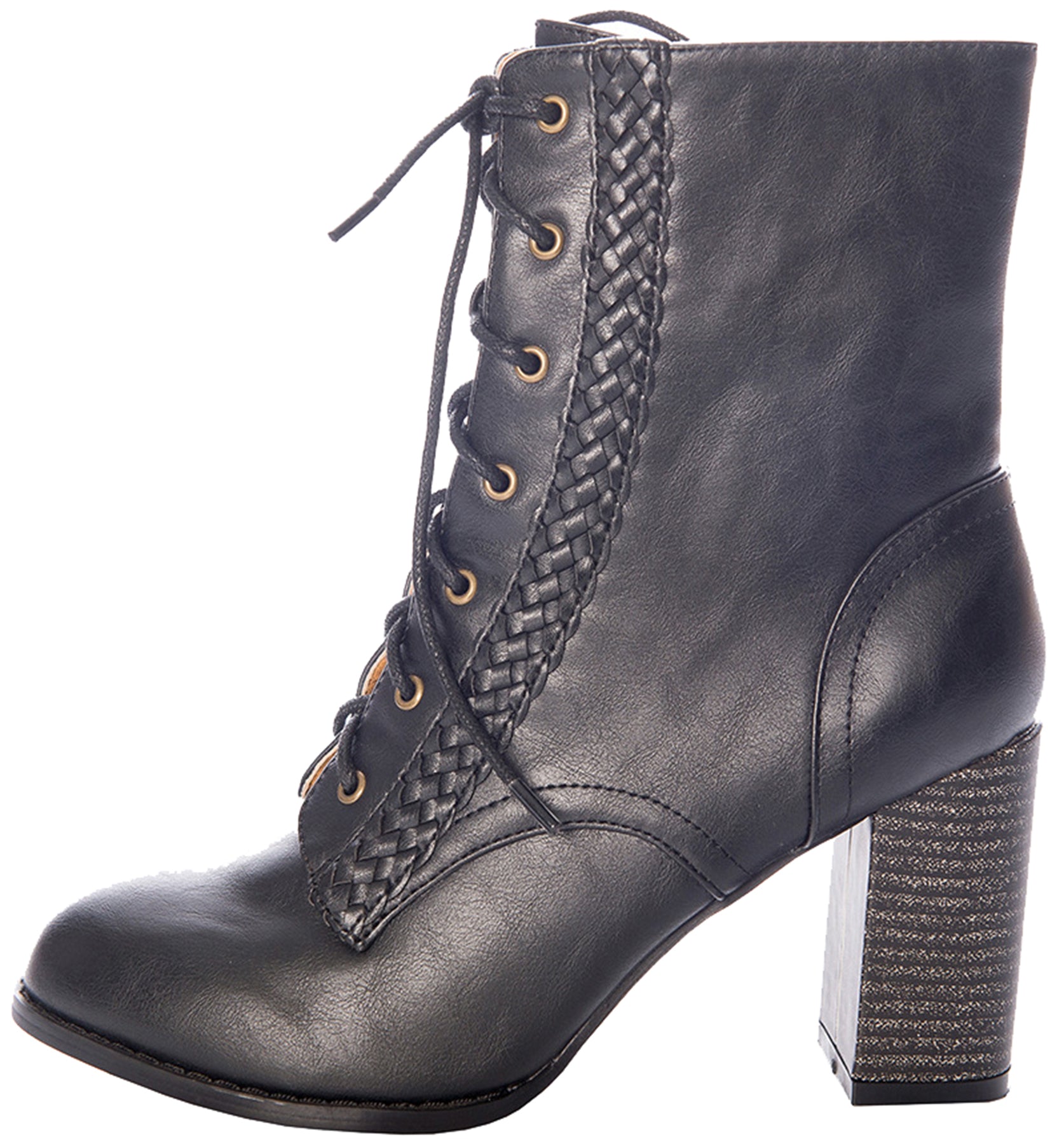 Banned_CLUSTERED_HERITAGE_Retro_BLOCK_HEEL_Woven_BOOTS_Stiefel_Schwarz_killer_kirsche_22GFR7vTWTHS46