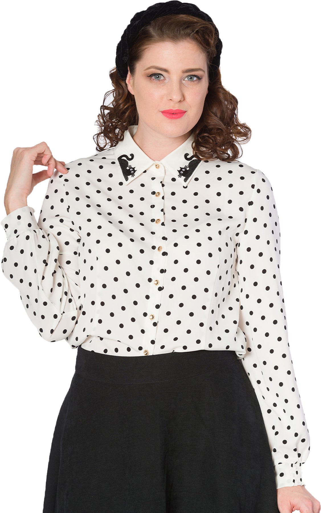 Banned_COLLAR_CAT_Vintage_POLKS_DOT_Stickerei_Punkte_Langarm_BLOUSE_Oberteil-1L74X0QJOxTru5
