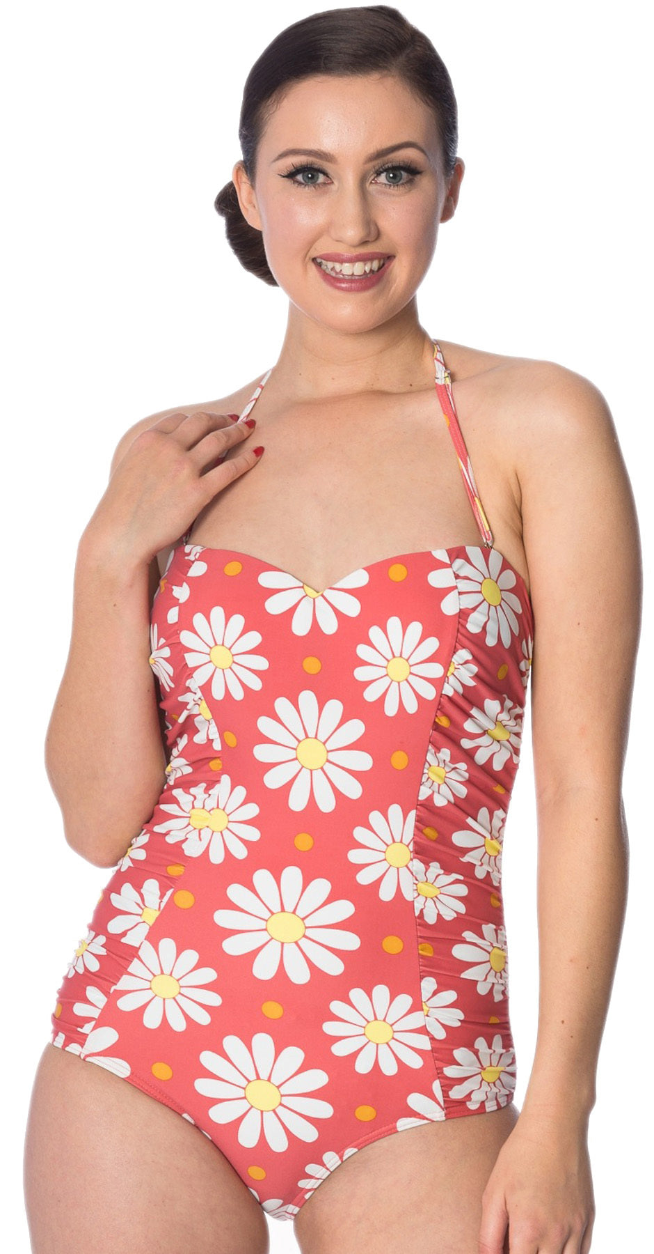 Banned_CRAZY_DAISY_HALTER_Fifties_FLWERS_Blumen_Neckholder_BADEANZUG_-_Rot_killer_kirsche_00