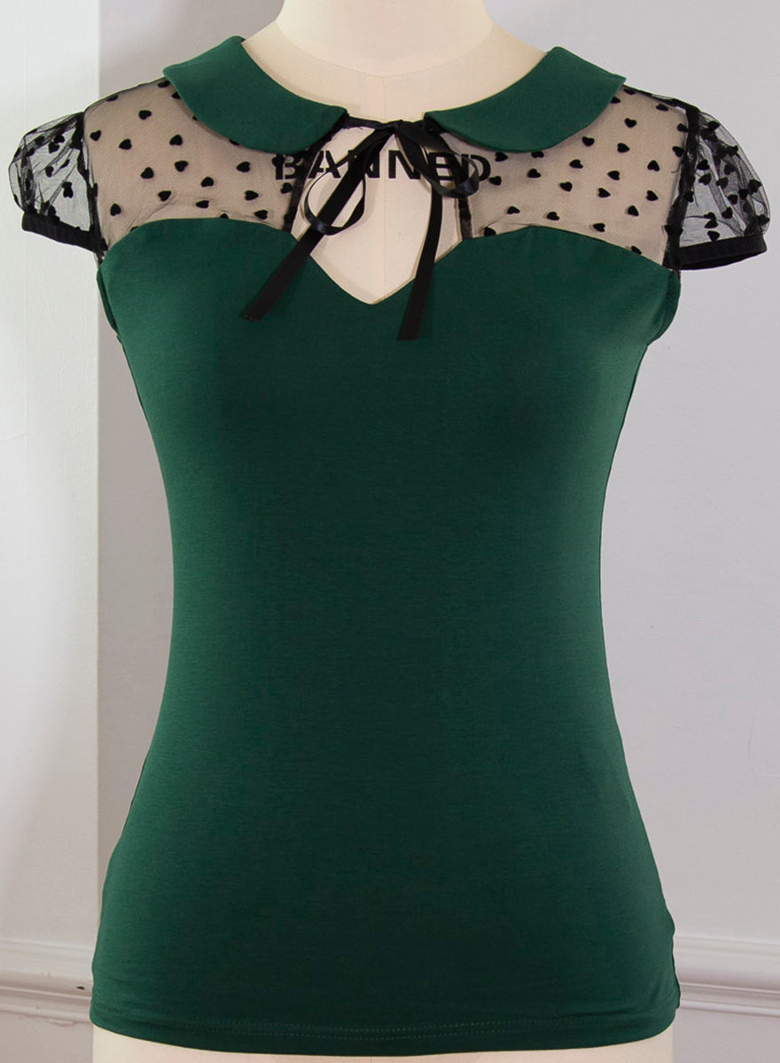Banned_DARK_HEART_DESIRE_TOP_Vintage_TueLL_Bubikragen_Shirt_OBERTEIL_Gruen-1