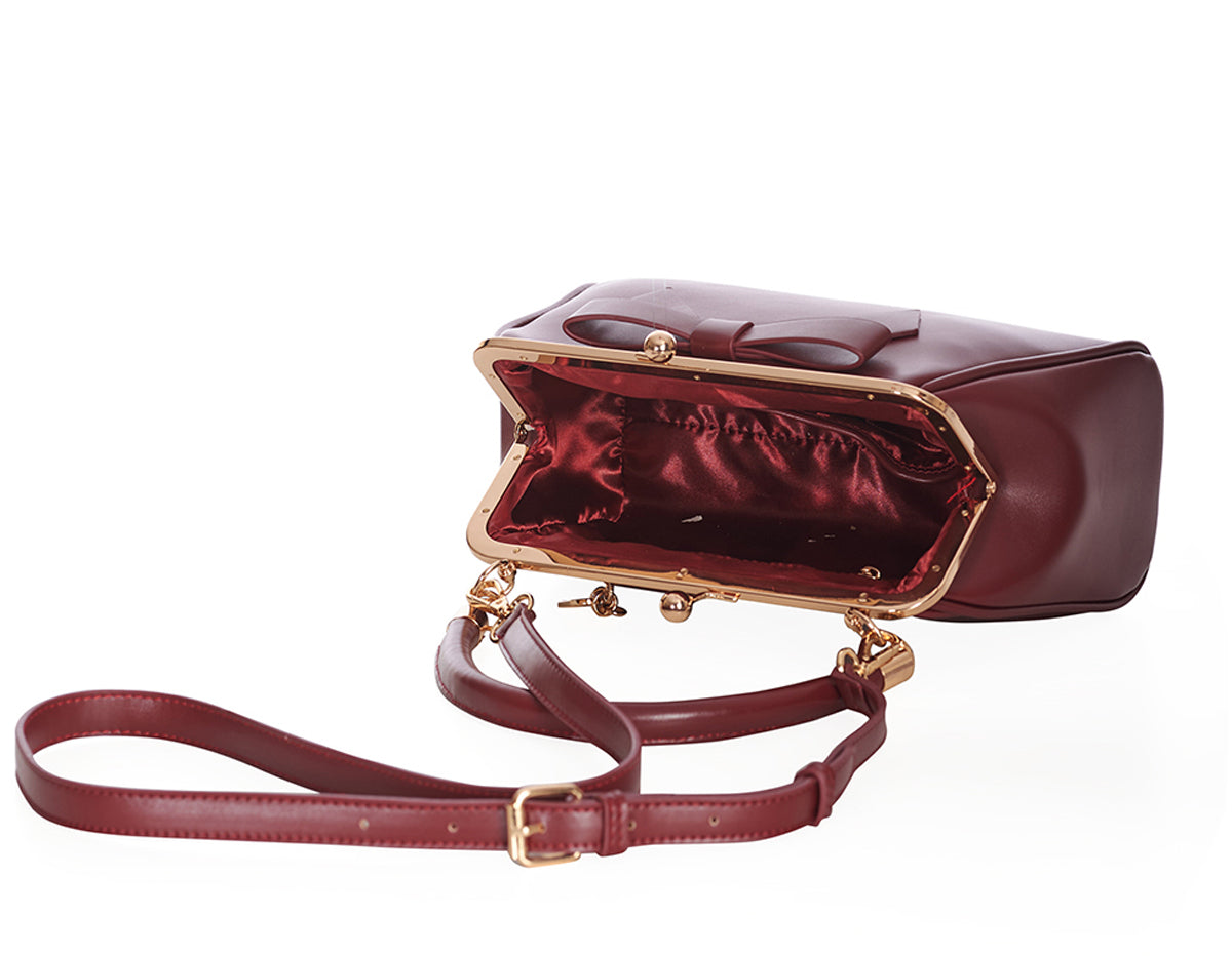 Banned_DAYDREAM_GLAM_Vintage_Kisslock_Bow_Schleifen_HENKELTASCHE_Handbag_-_Bordeaux-4