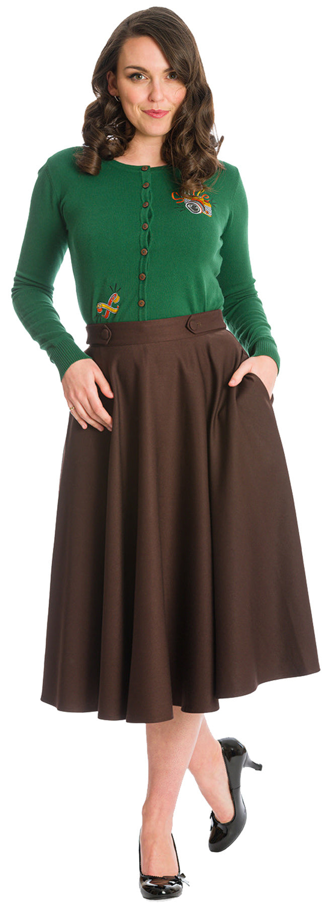 Banned_DI_DI_High_Waist_BASIC_50s_Teller-SWING_SKIRT_Rock_-_Braun_killer_kirsche_2QA5W3srtmHXrG