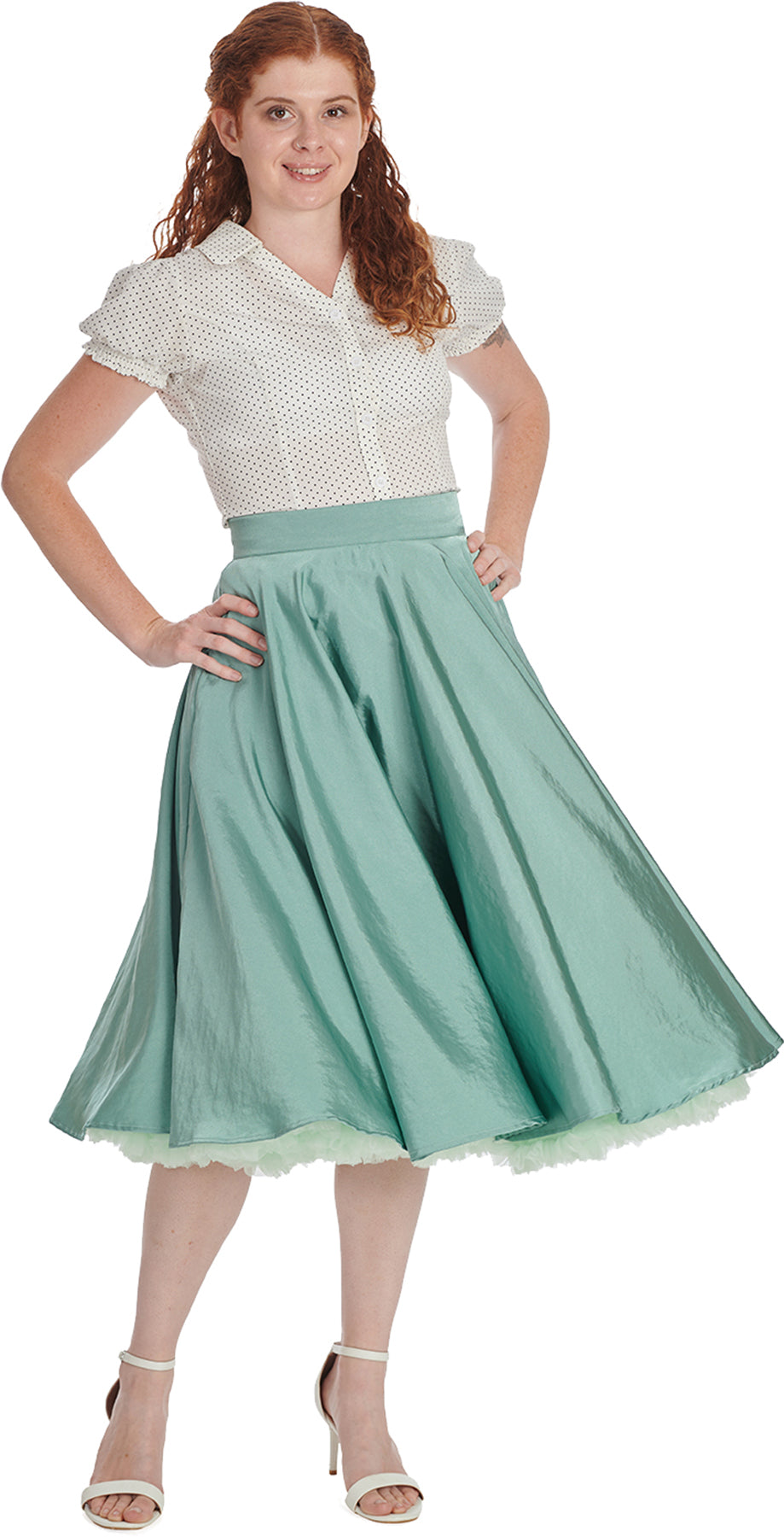 Banned_DOLLY_POLKA_DOT_Vintage_PUNKTE_Kurzarm_BLUSE_Oberteil_killer_kirsche_209fRha1RzS9Fw