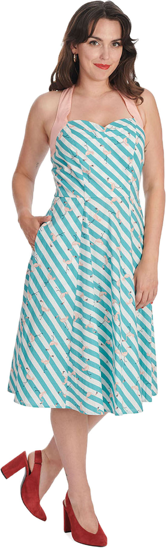 Banned_FLAMINGO_STRIPE_Retro_STREIFEN_50s_Sweetheart_Traeger_SWING_DRESS_Kleid_Killer_Kirsche-19i0dmZ4gz4iym