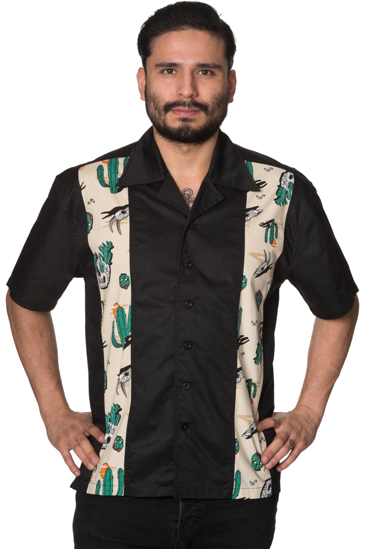 Banned_FOUND_Mexican_PANEL_Desert_Retro_MAN_Bowling_HEMD
