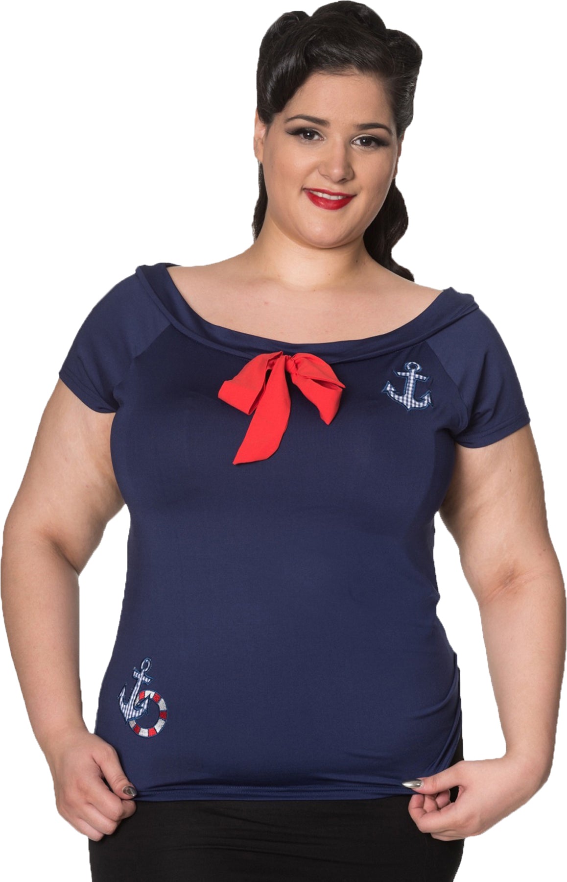 Banned_FREYJA_Schleifen_SAILER_Anker_BOW_Shirt_Plus_Size_-_Navy_killer_kirsche_10VbxKHiLKmDuH