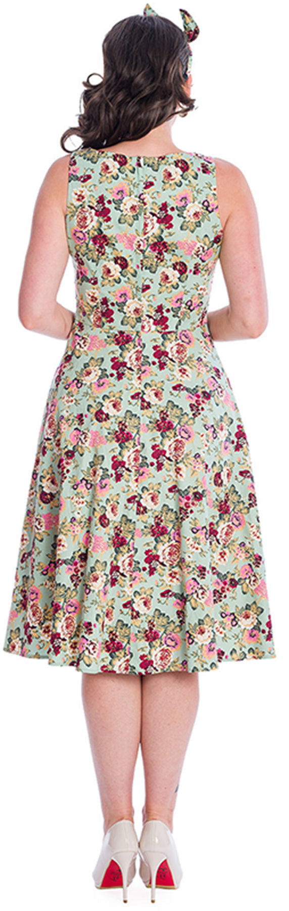 Banned_GARDEN_GREEN_Vintage_FLOWERS_Retro_TRaeGER_SWING_Dress_KLEID_killer_kirsche_3