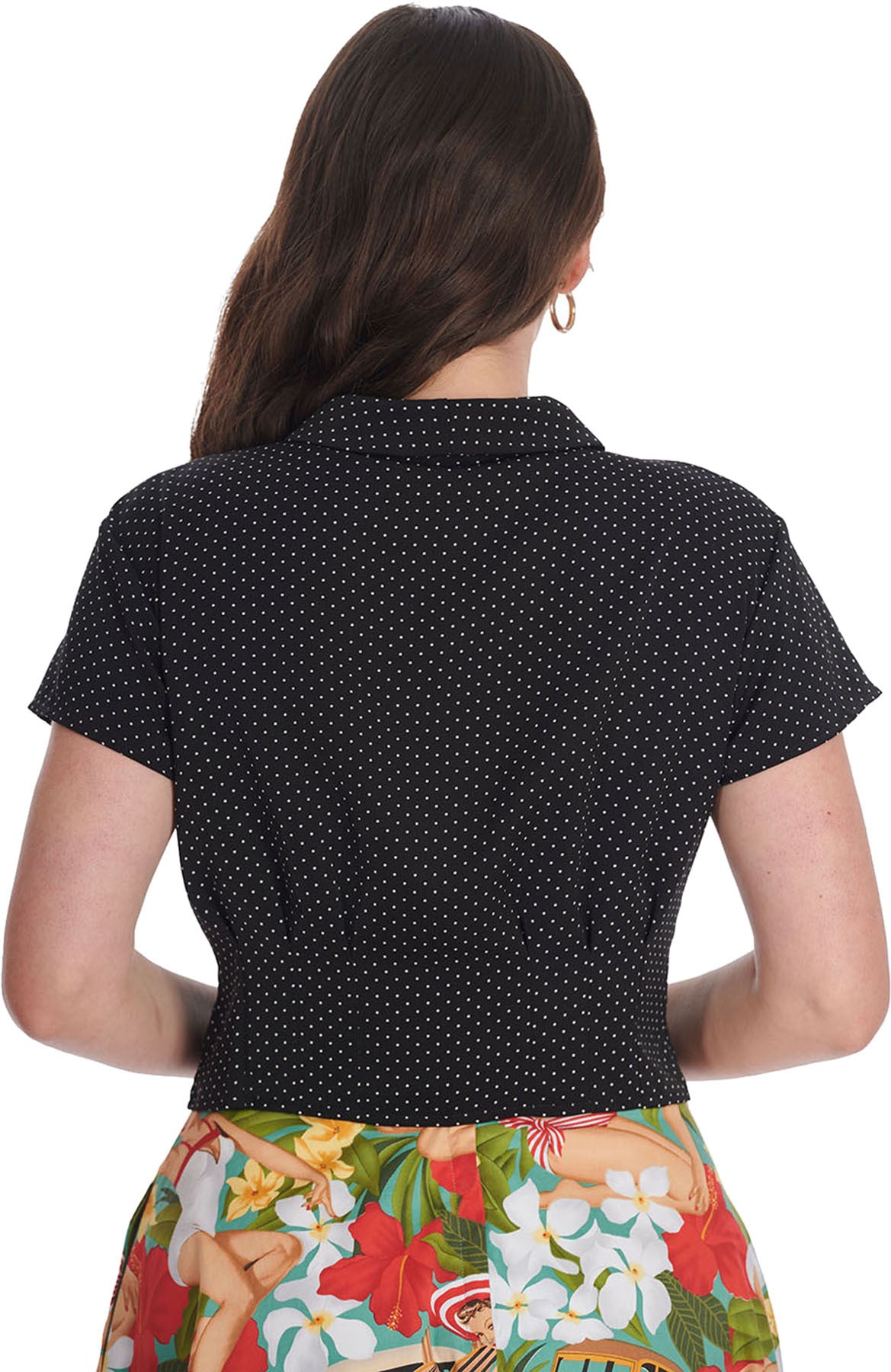 Banned_GARDEN_SPOT_Vintage_POLKA_DOTS_Punkte_Schluppenbluse_BLOUSE_Oberteil_killer_kirsche_5