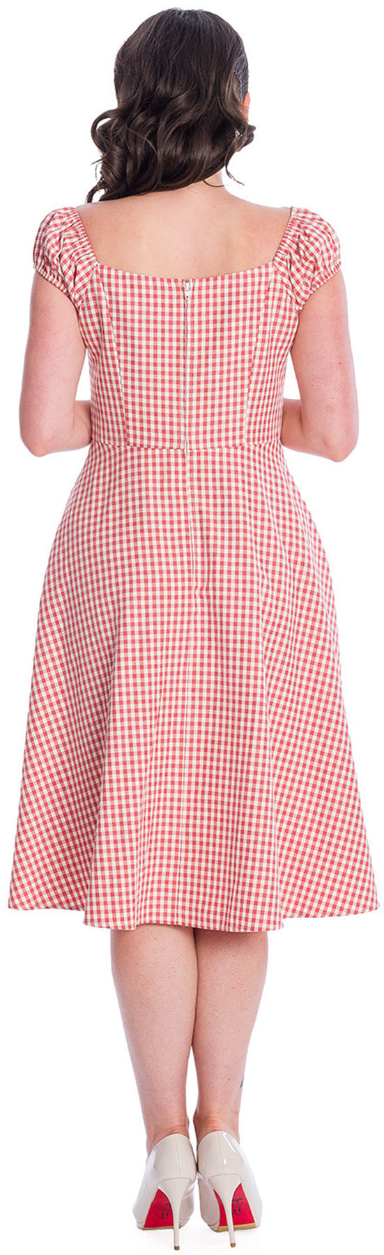 Banned_GINGHAM_PICNICK_Vintage_KARO_Check_Kurzarm_50s_SWING_DRESS_Kleid_killer_kirsche_4