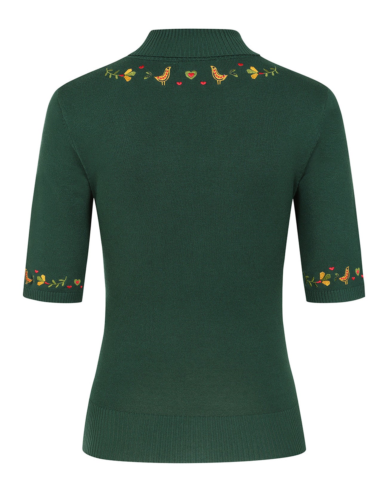 Banned_GREEN_SCANDI_Vintage_Polo_Neck_Stickerei_Oberteil_JUMPER_Pullover_-_Dunkelgruen-2A8nYU5CIsTtvC