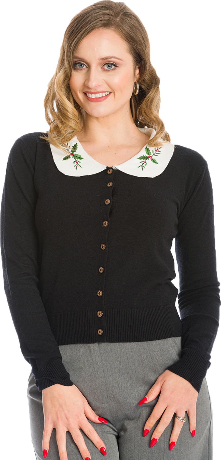 Banned_HAPPY_HOLLY_BERRY_Bubikragen_Stickerei_CARDIGAN_Strickjacke_Schwarz_Killer_Kirsche-17MlqCxEiXqOY3