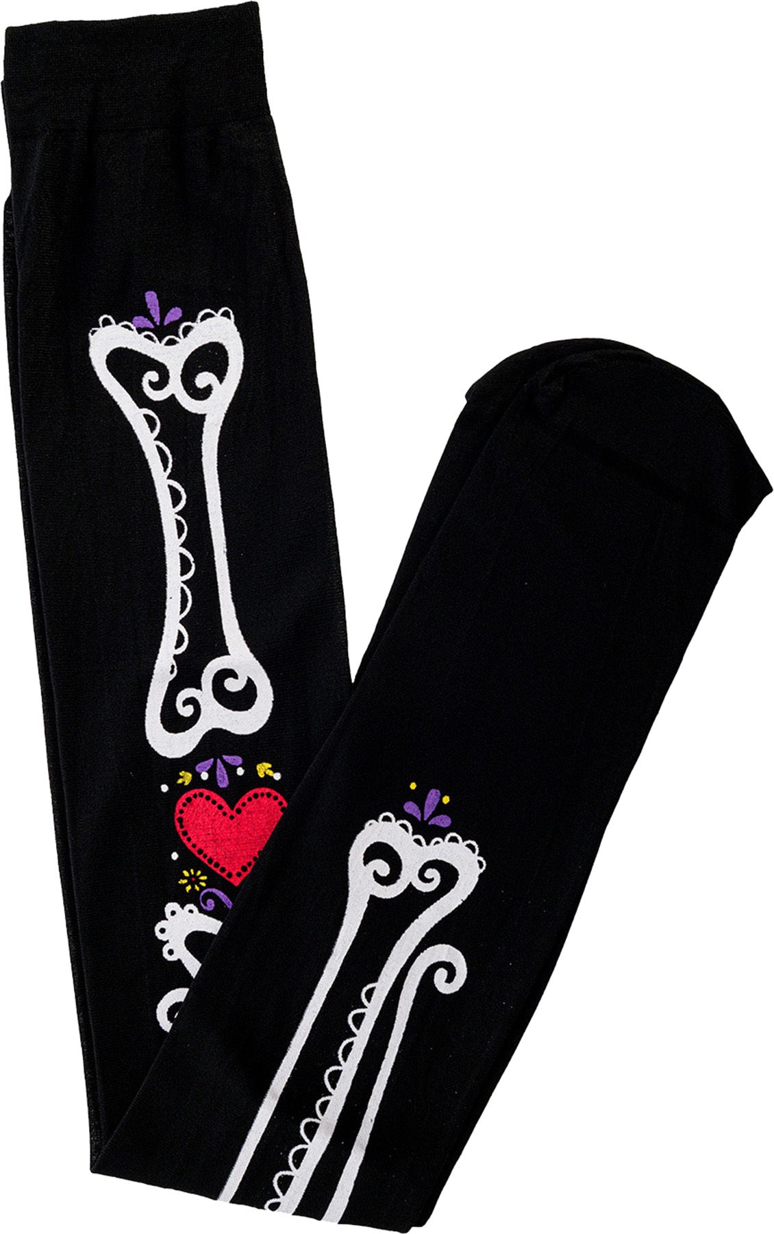 Banned_HEART_AND_BONES_Halloween_OVERKNEE_SOCKS_Struempfe_STOCKINGS_Killer_Kirsche-1