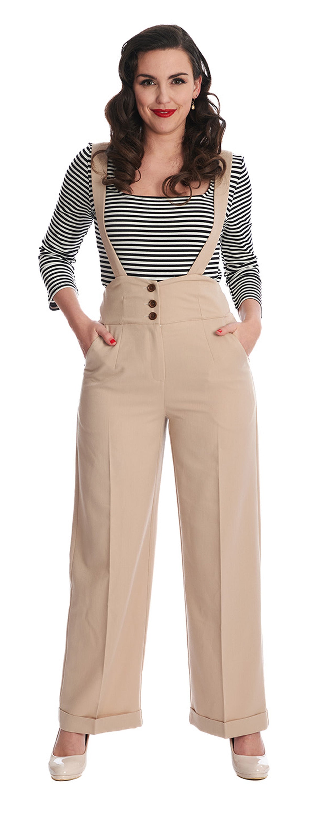 Banned_HER_FAVOURITES_Suspenders_High_Waist_MARLENE_Hose_Trousers_-_Sandfarben-1