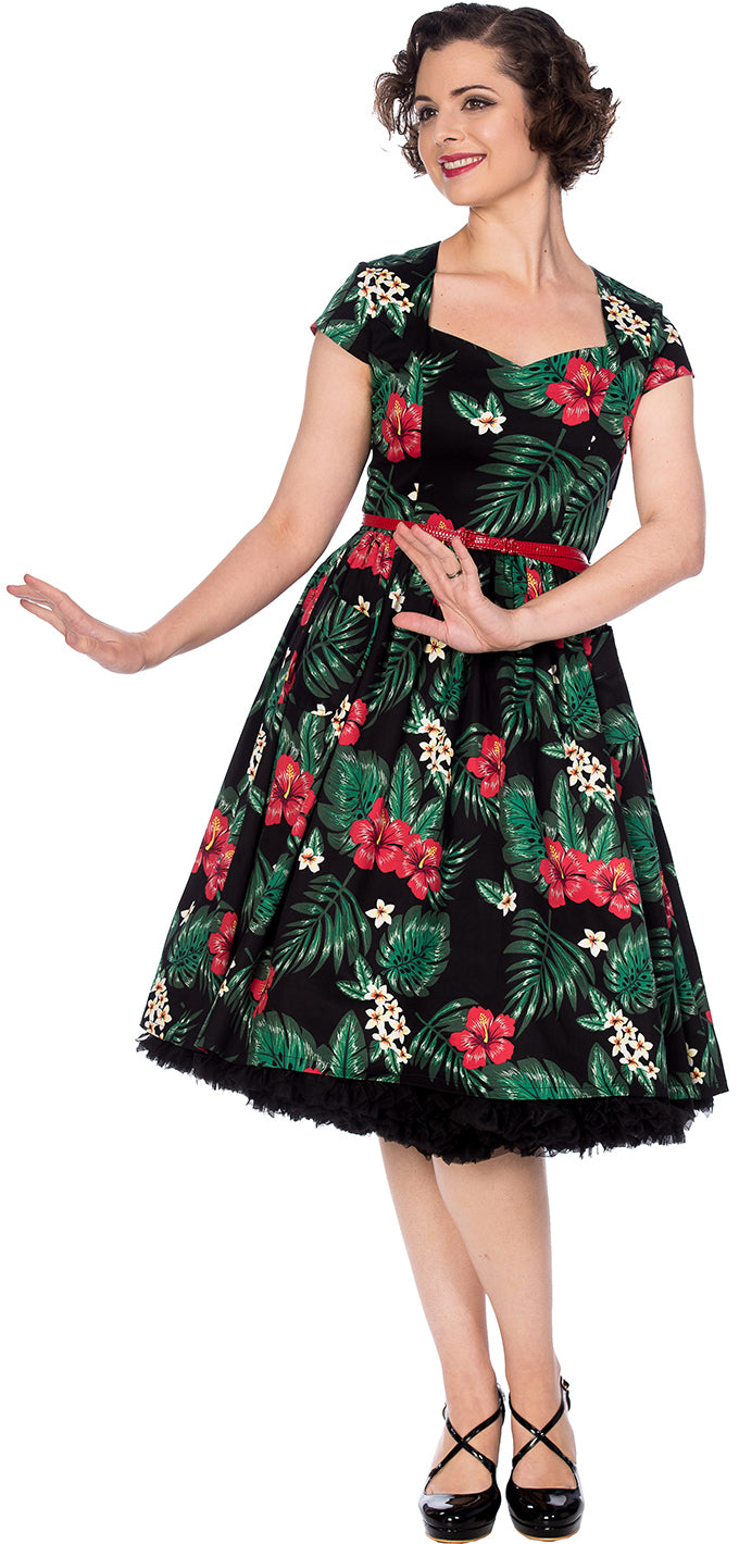Banned_HIBISCUS_Tiki_ALOHA_Blueten_Retro_50s_SWING_Dress_KLEID_01HMiBGdWGP1MAc