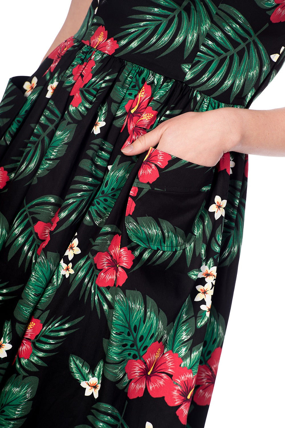 Banned_HIBISCUS_Tiki_ALOHA_Blueten_Retro_50s_SWING_Dress_KLEID_05pXi28di2OB8rY