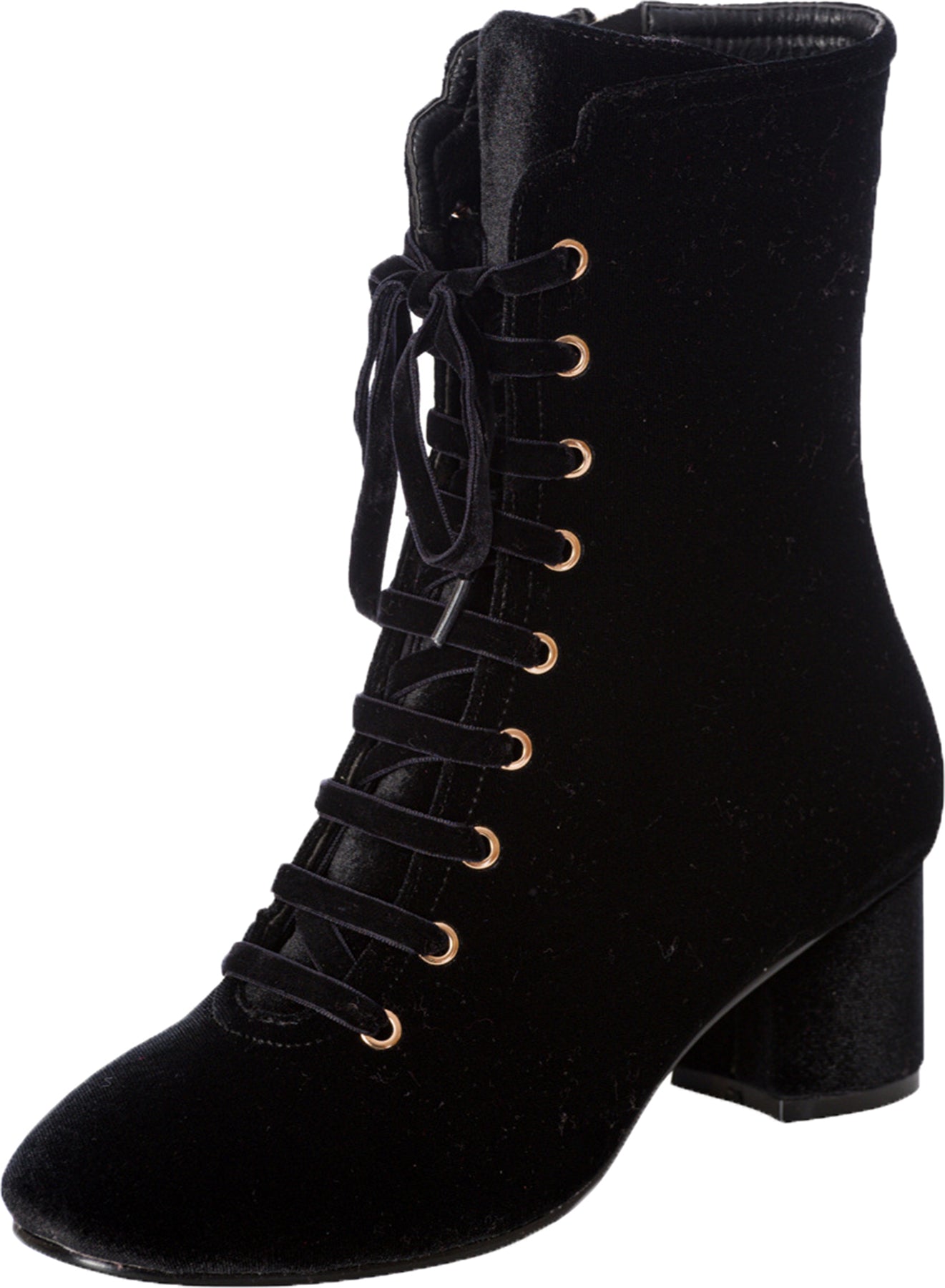 Banned_IT_TAKES_TWO_BOOTS_Retro_LACE_UP_Block_Heel_VELVET_BOOTS_Stiefel_Schwarz_Killer_Kirsche-1