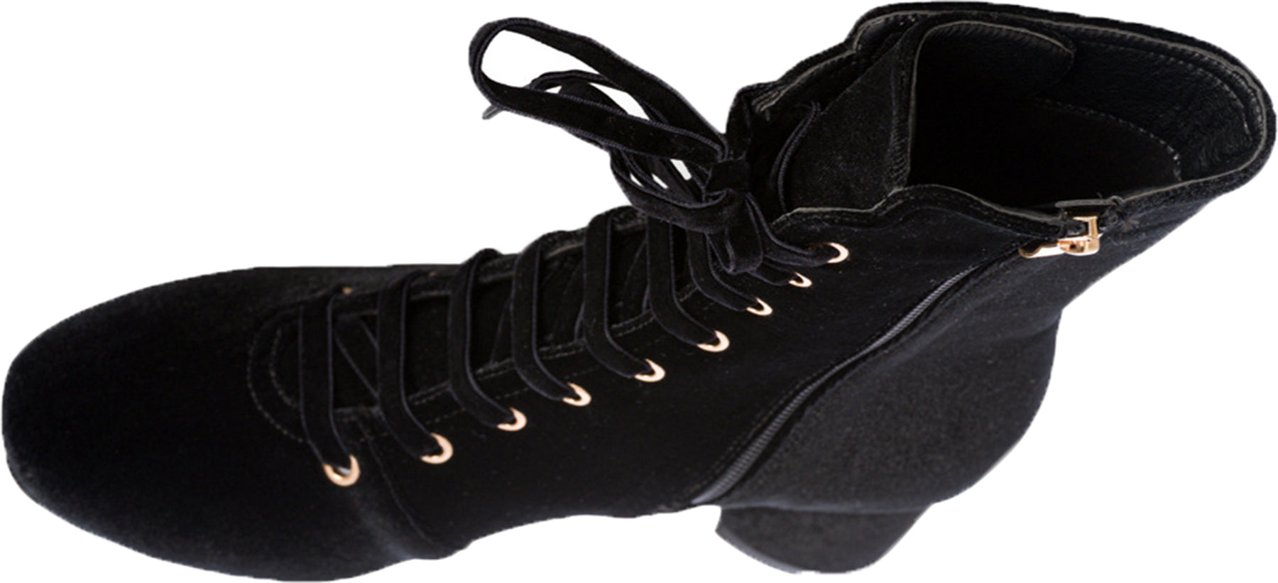 Banned_IT_TAKES_TWO_BOOTS_Retro_LACE_UP_Block_Heel_VELVET_BOOTS_Stiefel_Schwarz_Killer_Kirsche-4