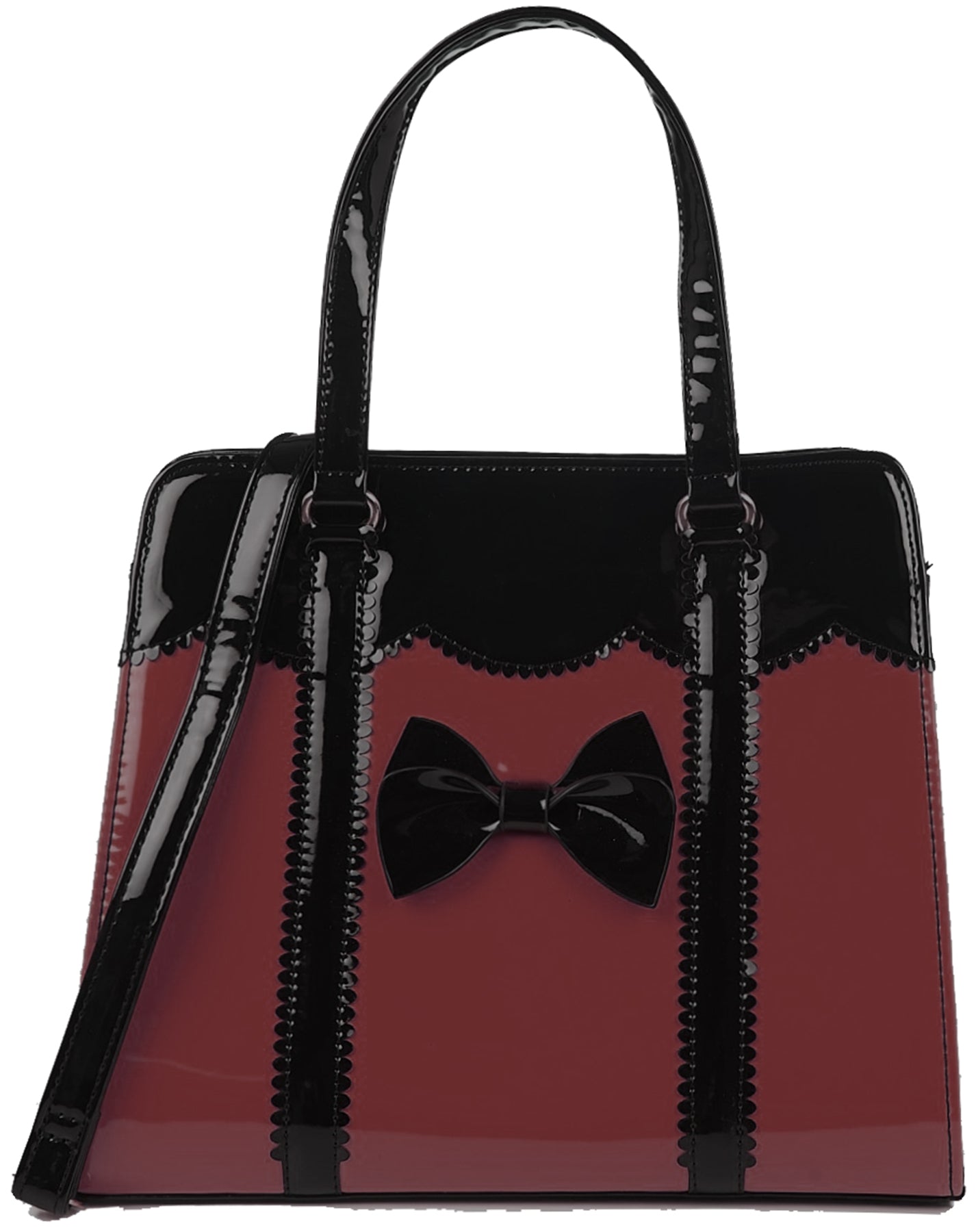 Banned_JUICY_BITSlock_LACK_Schleife_TASCHE_Handbag_Burgunder_killer_kirsche_1CU0j0W7kWrkrk