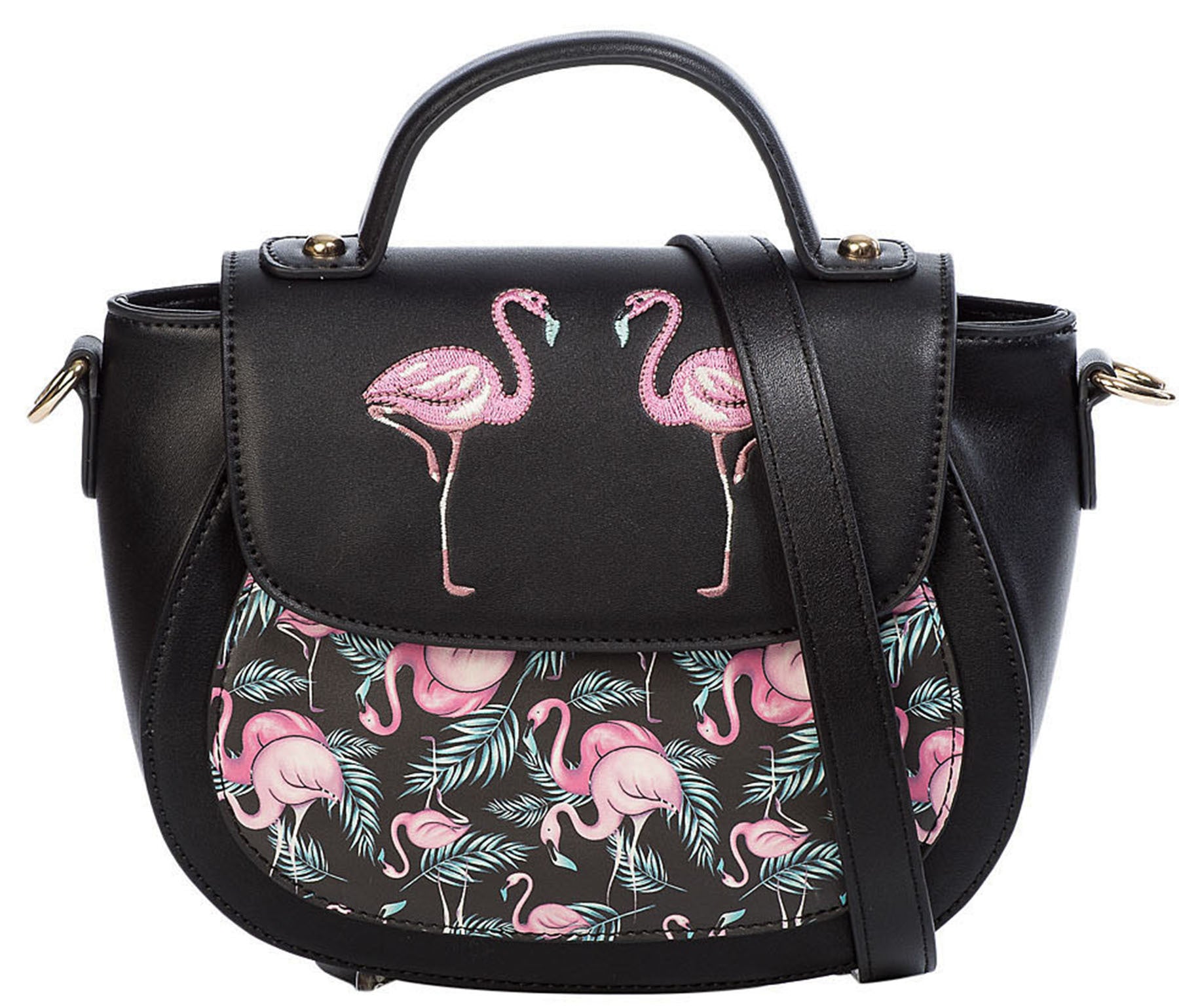 Banned_MALIBU_Vintage_Flamingo_50s_Schulter_UMHaeNGETASCHE_Handbag_killer_kirsche_3