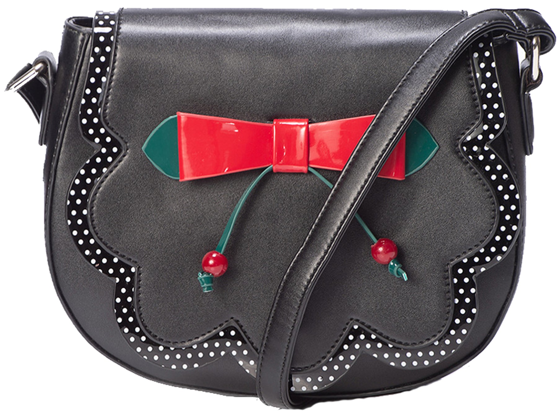 Banned_MARILOU_50s_Polka_dot_Punkte_Schleife_TASCHE_Handbag_killer_kirsche_1