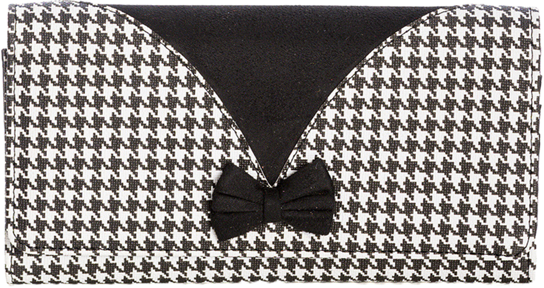 Banned_MARILYN_Hahnentrittmuster_SCHLEIFE_Bow_Wallet_GELDBEUTEL_Portemonnaie_Killer_Kirsche-1