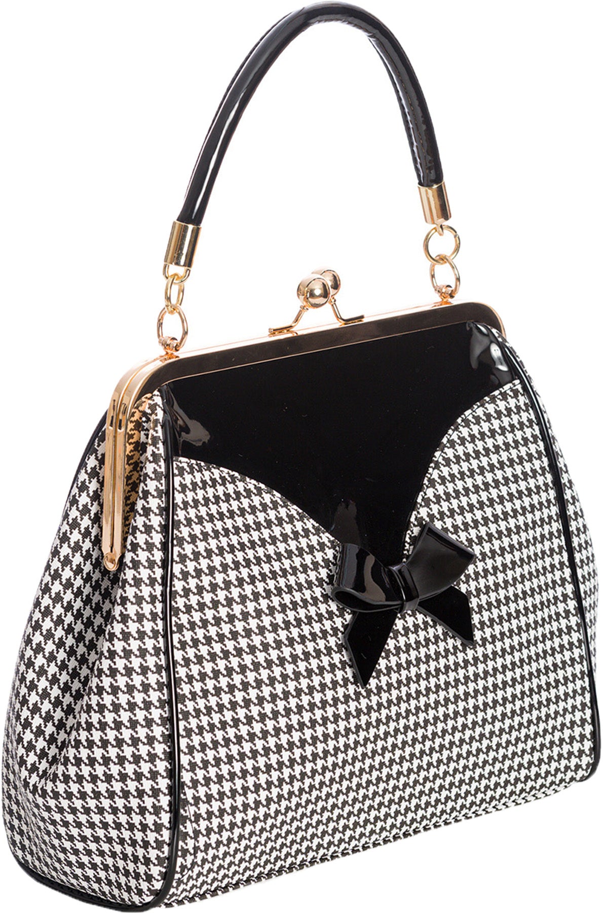 Banned_MARILYN_Kisslock_LACK_Houndstooth_HAHNENTRITT_Bow_TASCHE_Handbag_Killer_Kirsche-2jqNtJh7fgBMtH