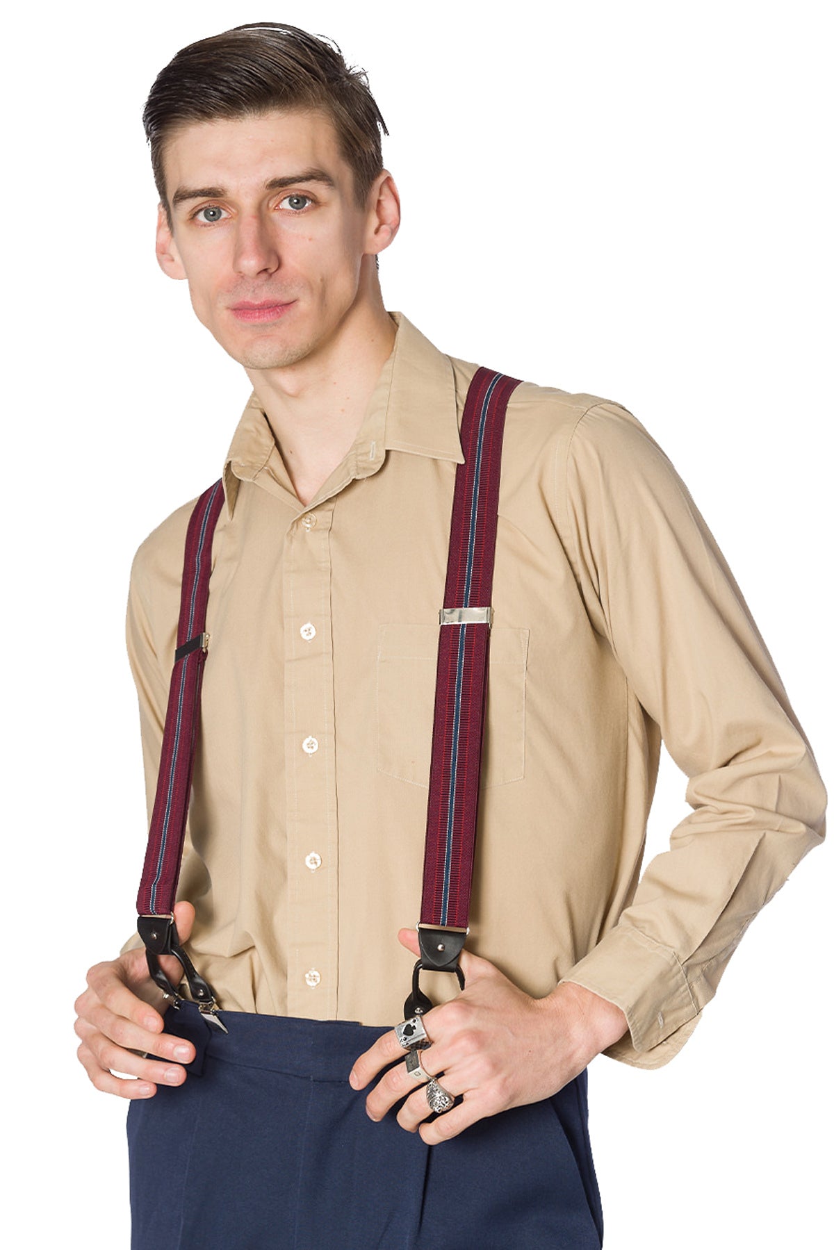 Banned_NICHOLAS_STREIFEN_Striped_Schnallen_Braces_HOSENTRGER_Suspenders-1