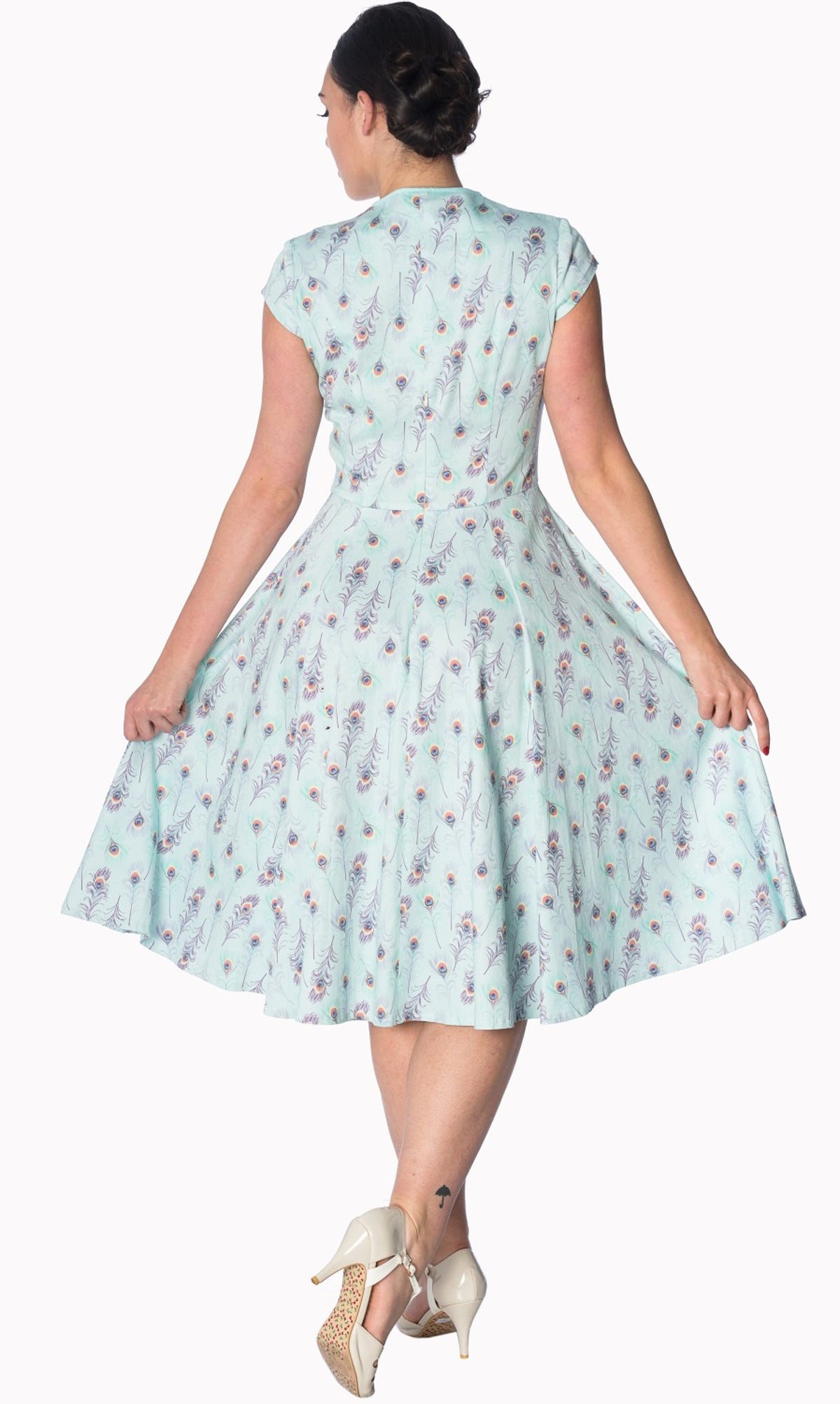 Banned_PEACOCK_FEATHER__Vintage_Cut-Out_Pfau_Feder_50s_SWING_DRESS_Kleid__Mint-3fNVIOtoHBnybG