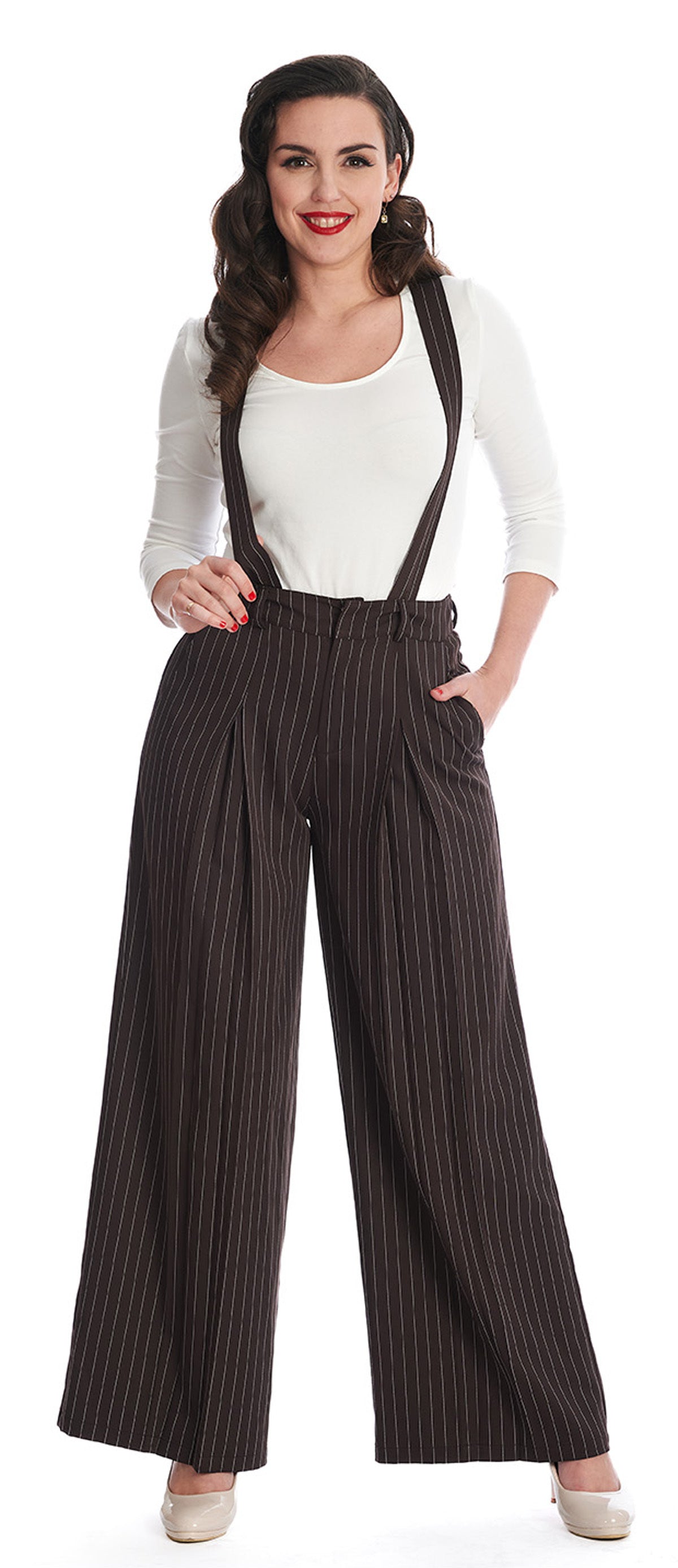 Banned_PIN_STRIPE_GOALS_Nadelstreifen_Suspenders_High_Waist_MARLENE_Hose_Trousers_Dunkelbraun-1ynuHfgL6uTQPR